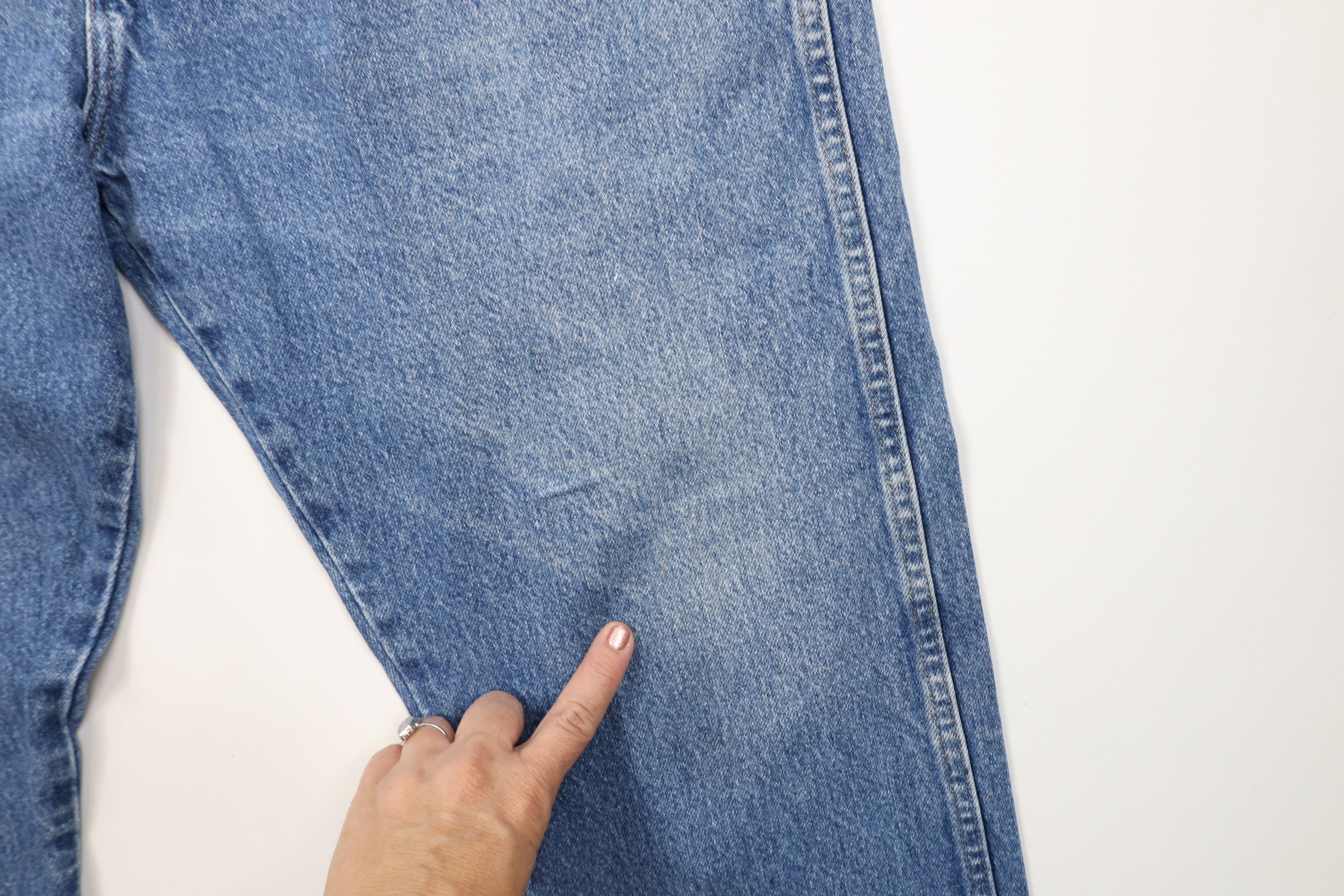 Cabelas Vintage Cabelas Faded Straight Leg Denim Jeans Blue Cotton Size 38" / US 16 / IT 52 - 7 Thumbnail