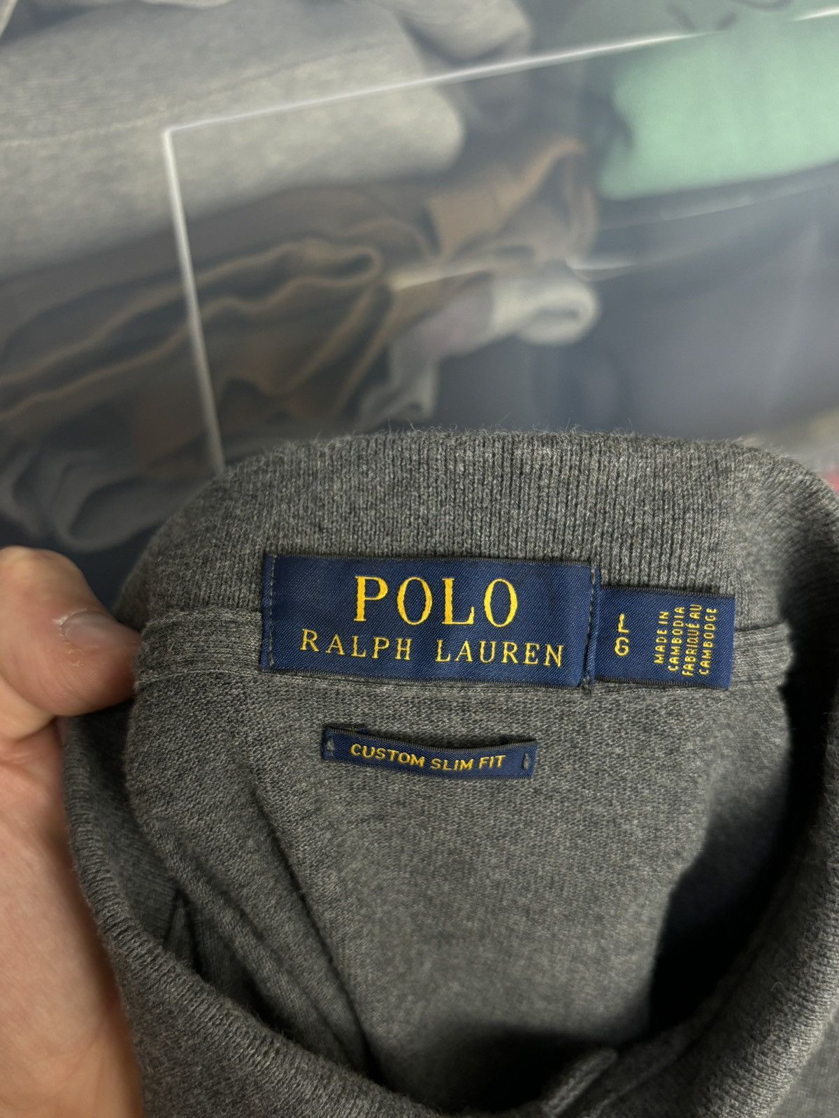 Polo Ralph Lauren Polo Ralph Lauren Grey Polo Shirt Size US M / EU 48-50 / 2 - 5 Thumbnail