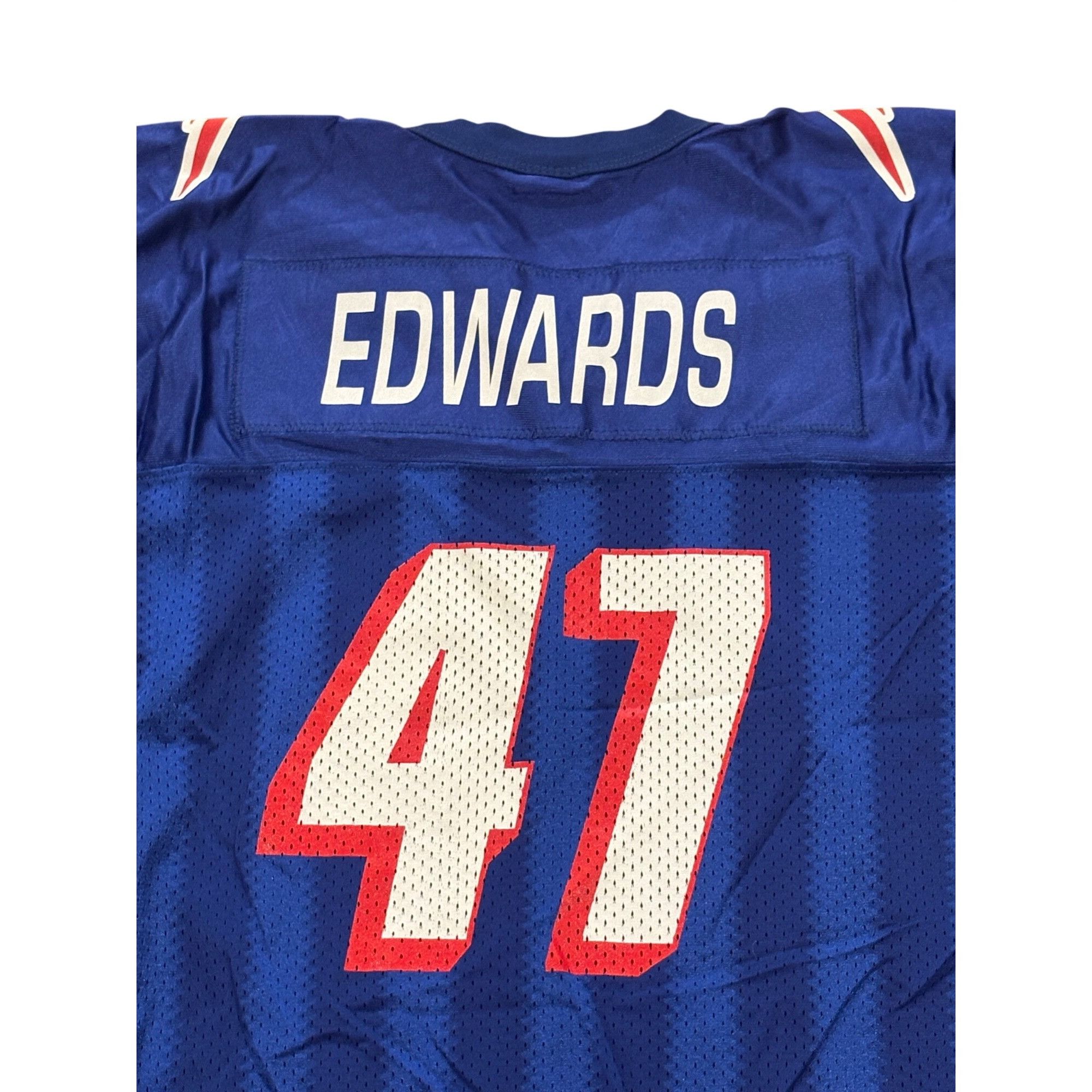 Starter Vintage 90s Starter New England Patriots Robert Edwards #47 Size L / US 10 / IT 46 - 6 Thumbnail