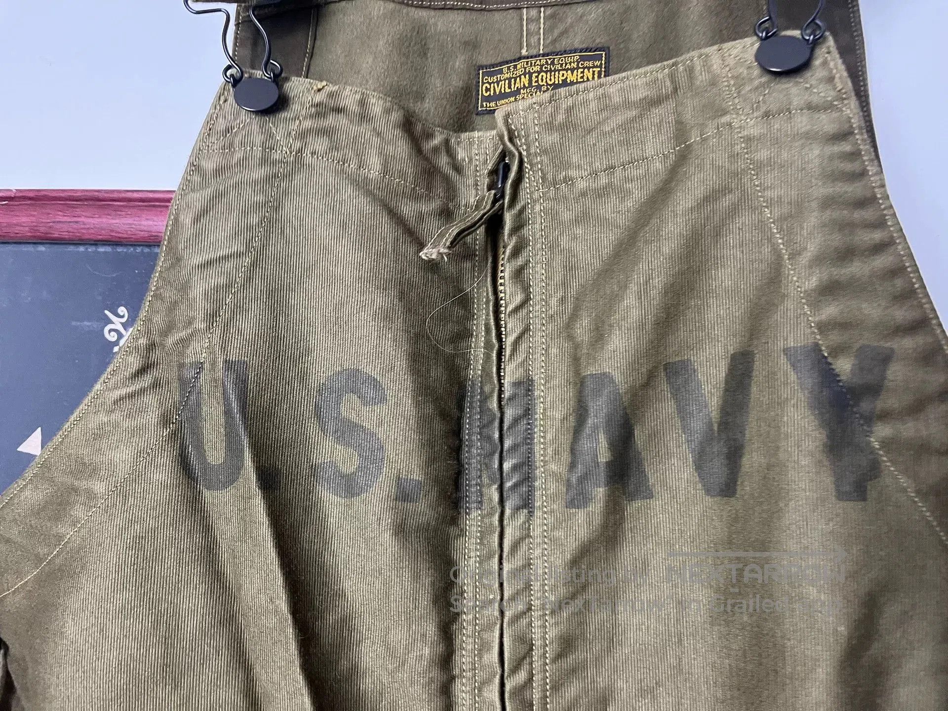 Freewheelers FREEWHEELERS Military Style Overalls. Size US 30 / EU 46 - 5 Thumbnail