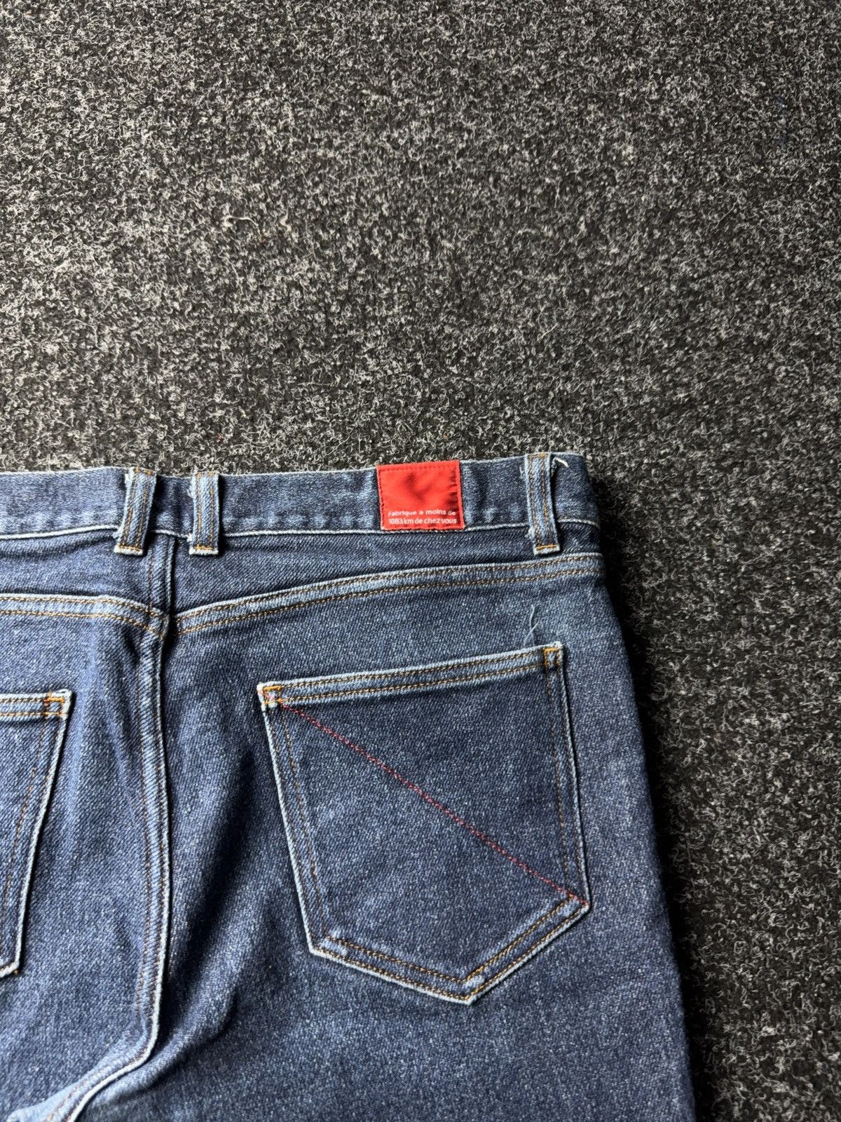 Other Y2K 00s 1083 Organic French Denim Jeans 33x30 Made in France Size US 31 - 18 Thumbnail