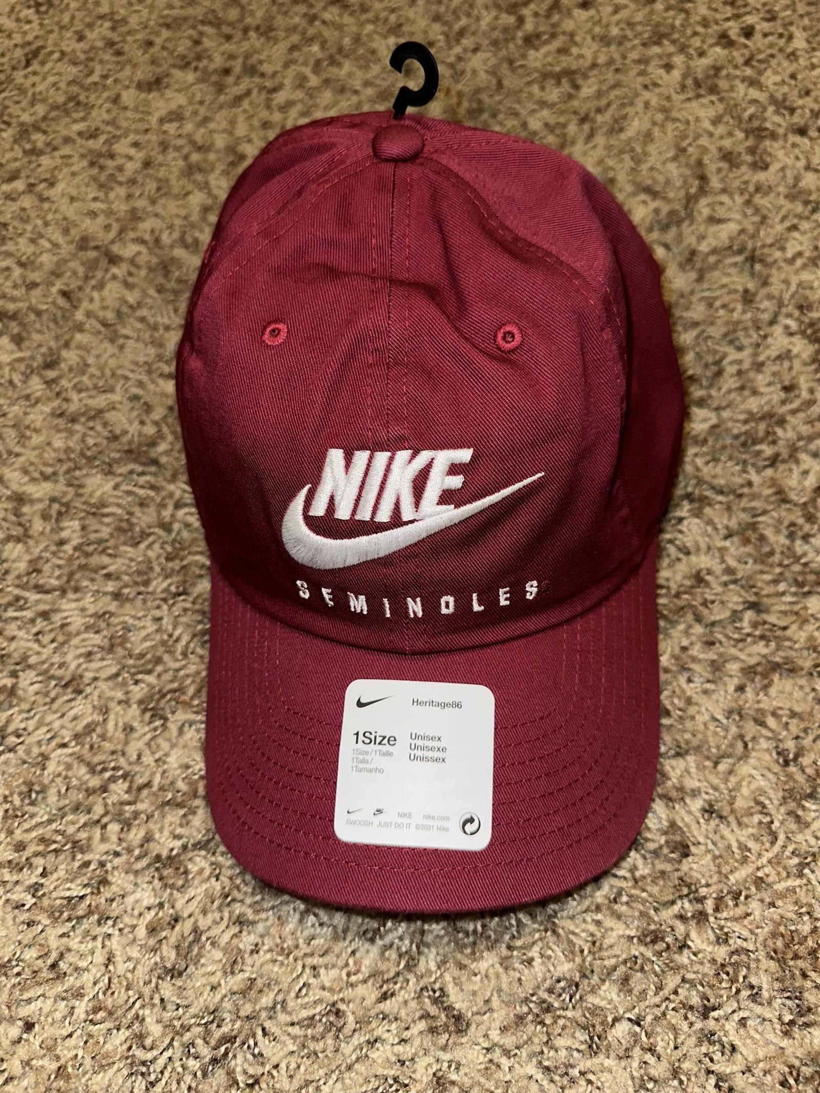 Nike Nike FSU Futura Swoosh Seminoles Campus Cap Size ONE SIZE - 1 Thumbnail