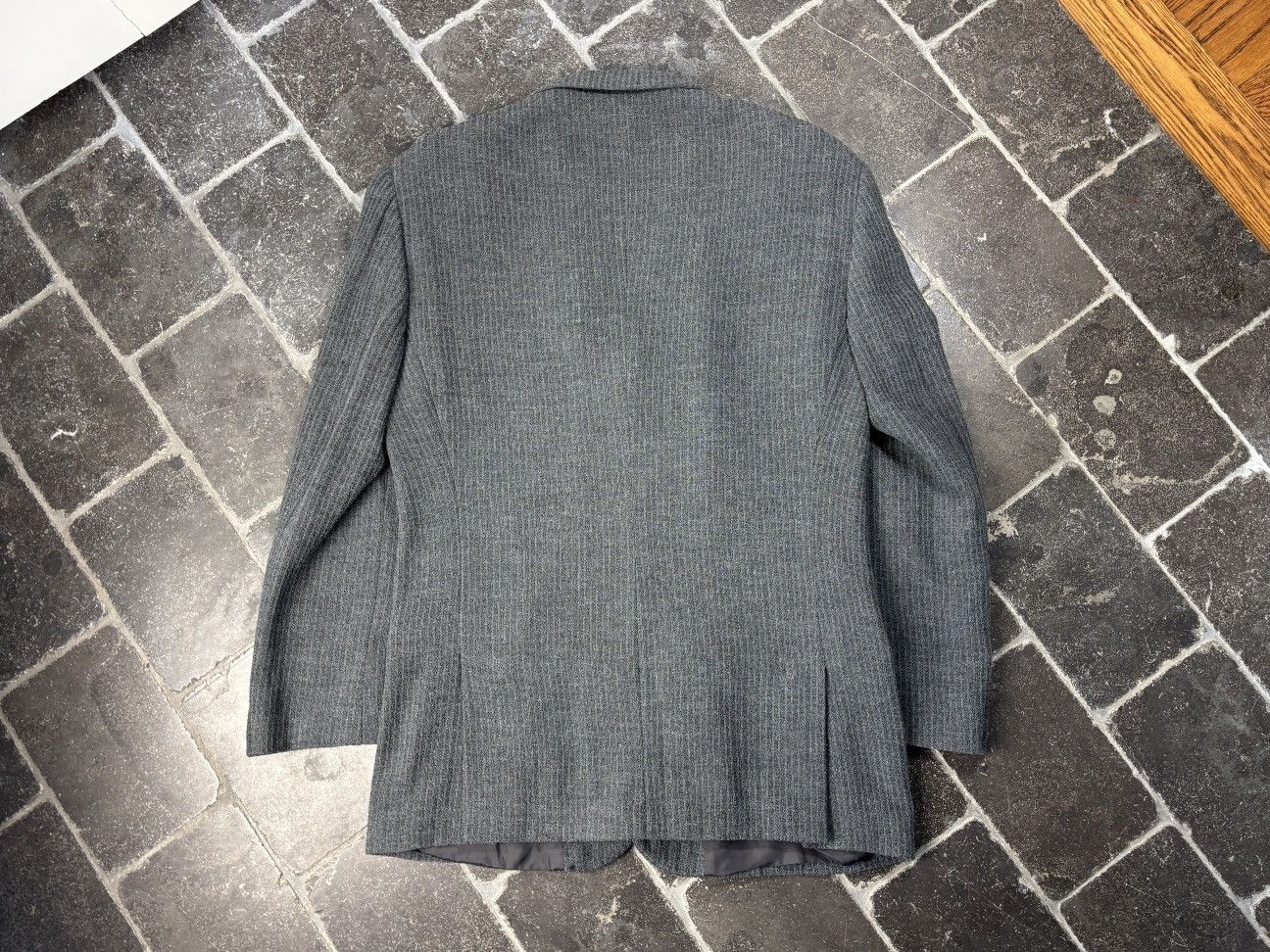 Emporio Armani 1996 Emporio Armani Jacket 90s Vintage Armani Textured Wool Size 50R - 18 Thumbnail