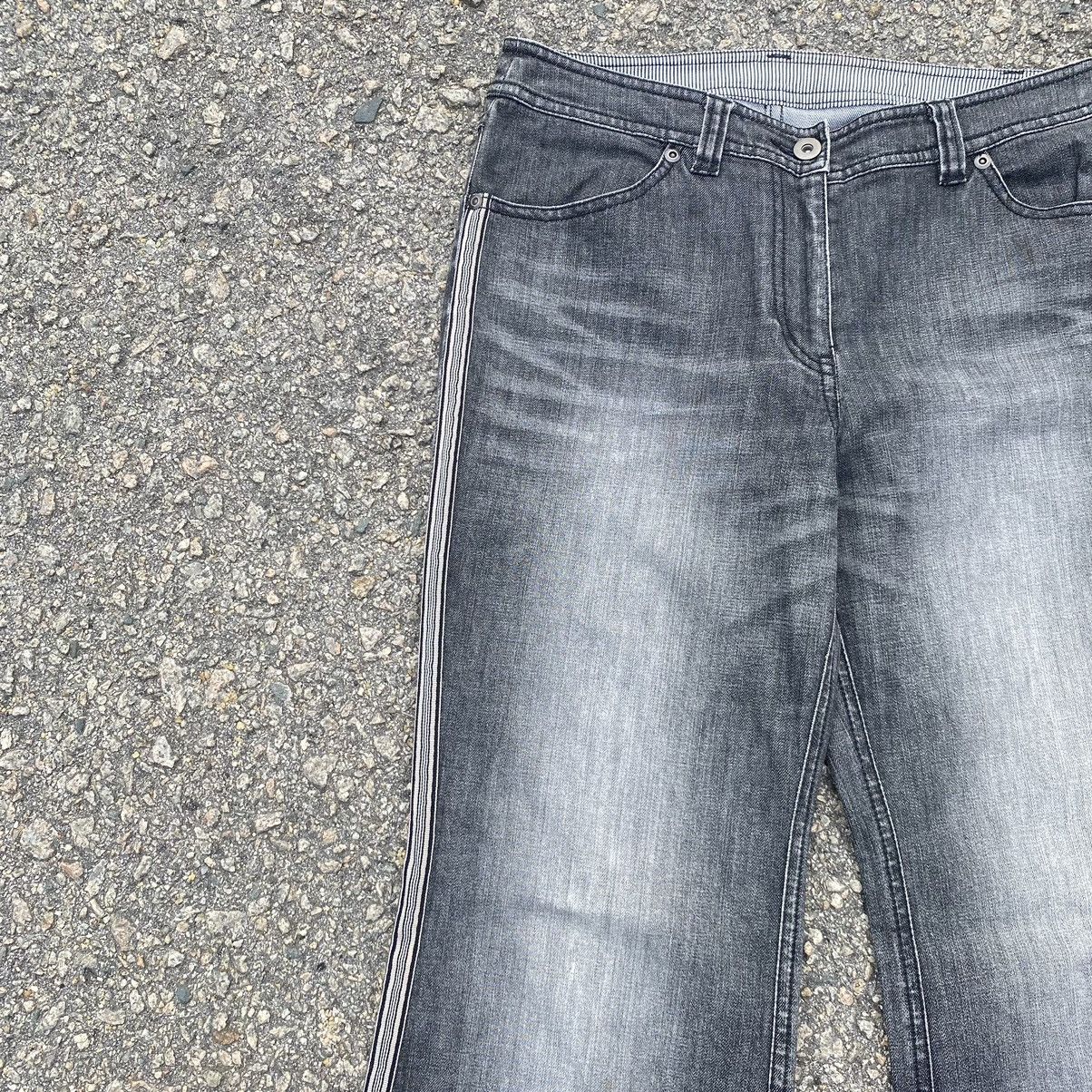 Japanese Brand Vintage Les Habit Distressed Faded Flare Jeans Size 29" - 5 Thumbnail