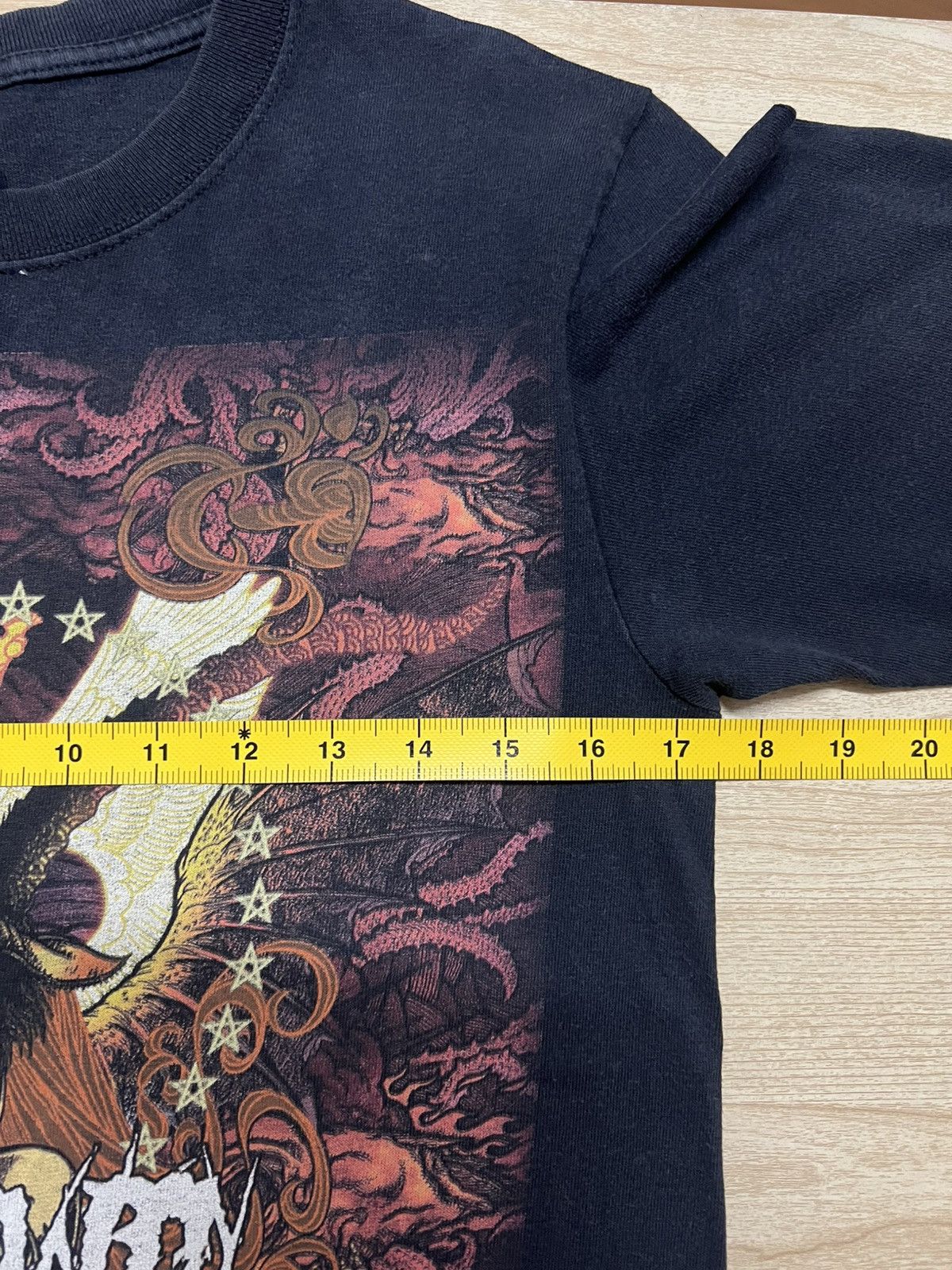 Band Tees Job For A Cowboy Baphomet Tee Faded Anvil Rare Size US S / EU 44-46 / 1 - 5 Thumbnail