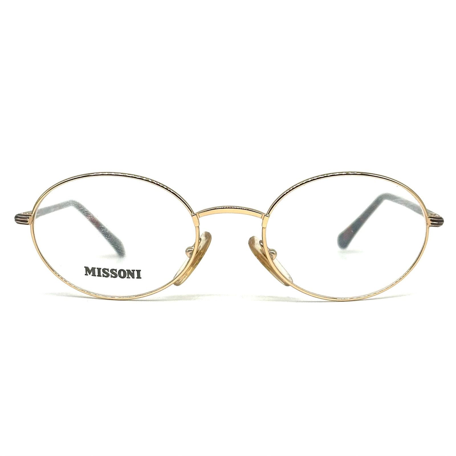 Missoni Missoni M388 oval golden metal frames w tortoise temples NOS Size ONE SIZE - 5 Thumbnail