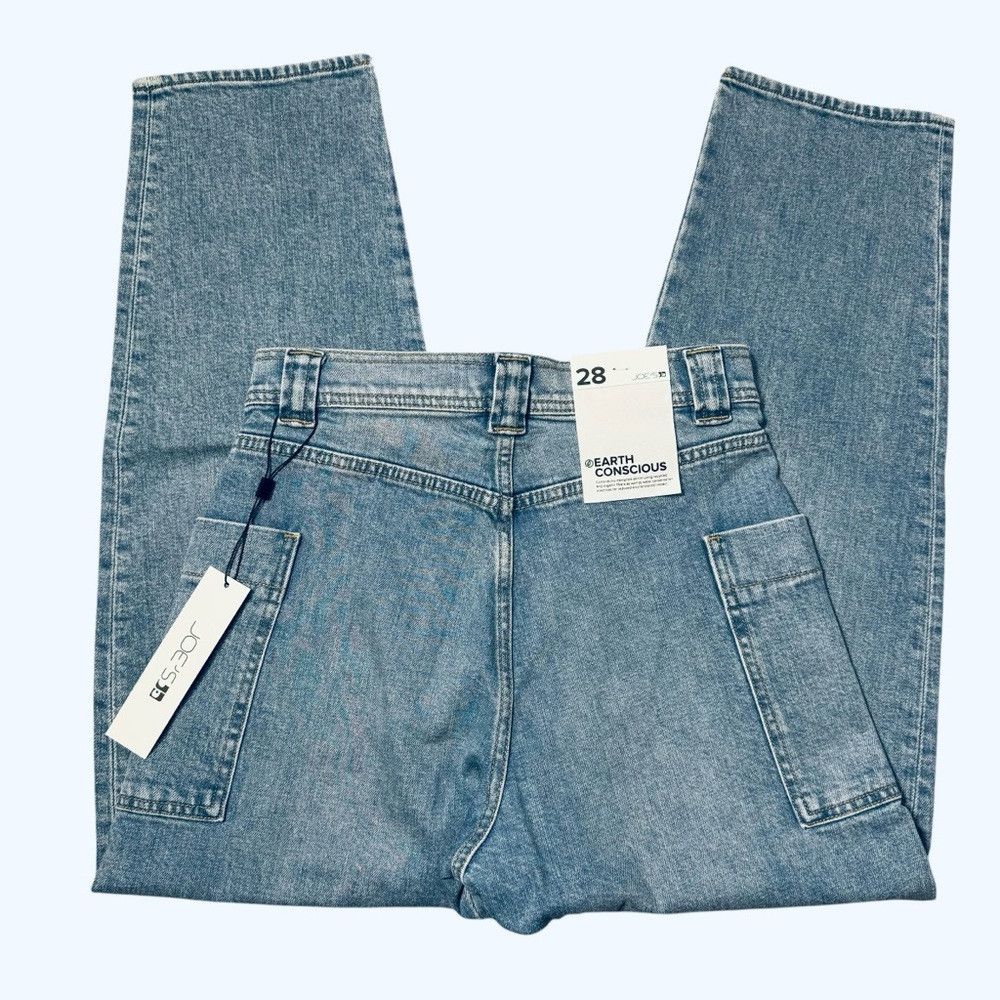 Joe's NWT New $198 Joe's Pheobe Patch Pocket Barrel Leg Jeans In Size 28" / US 6 / IT 42 - 5 Thumbnail