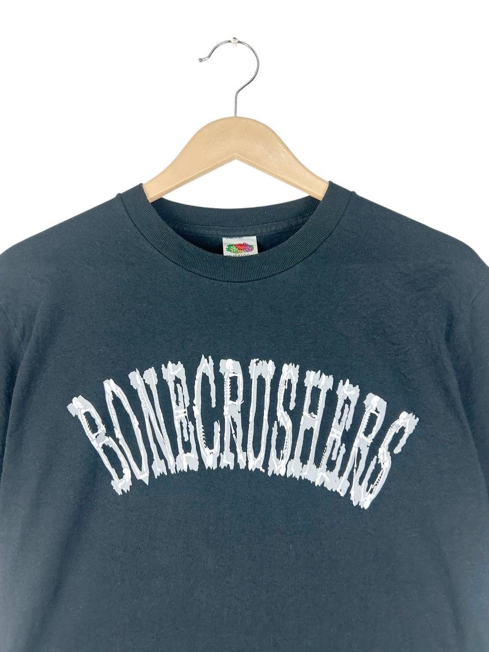 Vintage Vintage Y2K Bonecrusher Tshirt / Skull Art Tees Black Tshirt Size US M / EU 48-50 / 2 - 3 Thumbnail