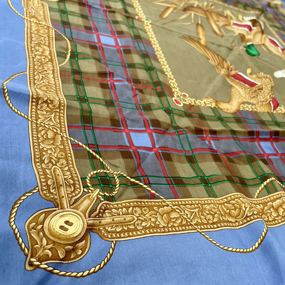 Designer × La Milano " i santi" Milano Silk Scarf Size ONE SIZE - 12 Thumbnail