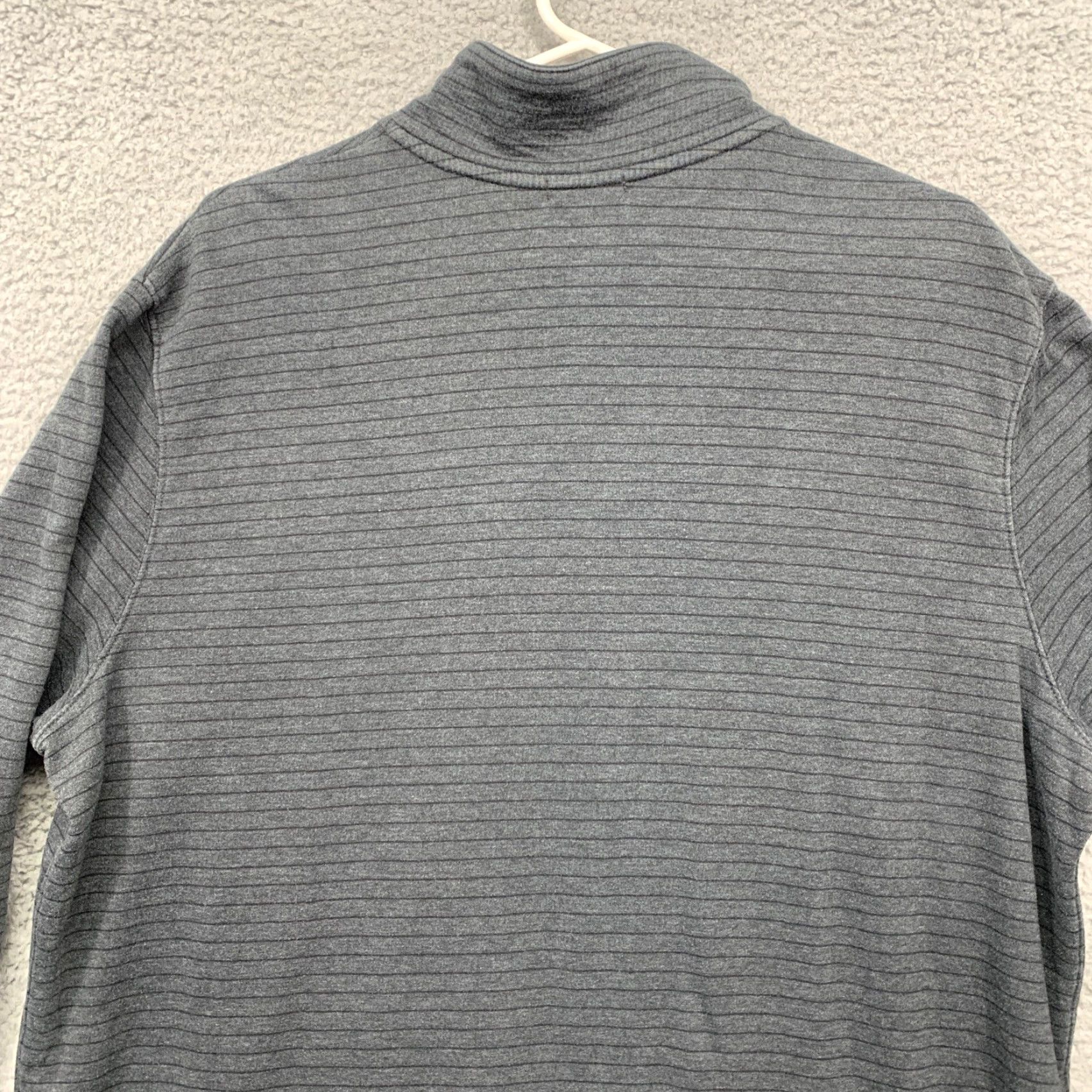 Merona Merona Pullover Shirt Men’s 1/3 Zip XL Gray Black Stripe Kangeroo Pocket Shirt Mens XL Gray Stripe Kangaroo Pocket Merona Size US XL / EU 56 / 4 - 5 Thumbnail