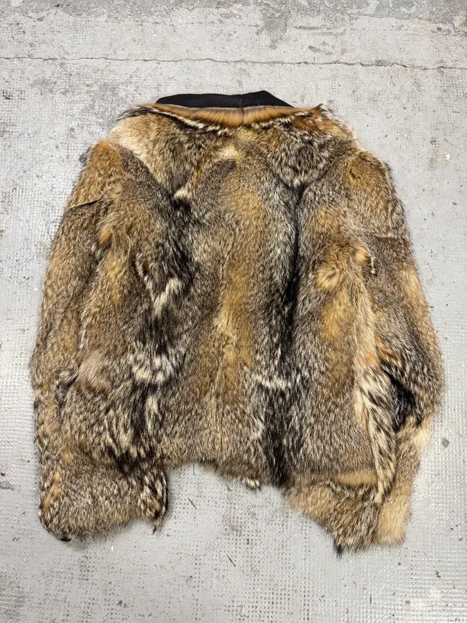 Just Cavalli AW2005 Cavalli Fox Fur Asymmetrical Leather Jacket Size XS / US 0-2 / IT 36-38 - 4 Thumbnail