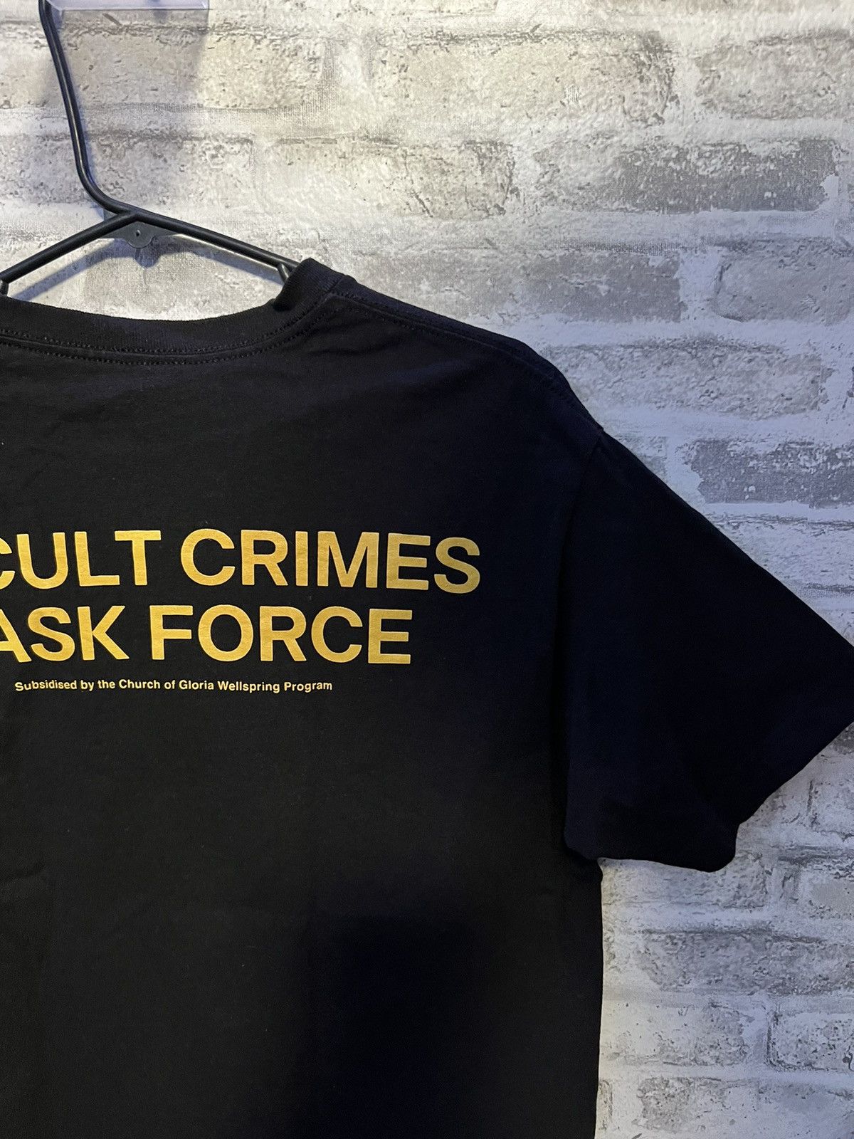 G59 Records CULT GLORIA OCCULT CRIMES TASK FORCE T- SHIRT (BLACK) MEDIUM Size US M / EU 48-50 / 2 - 11 Thumbnail