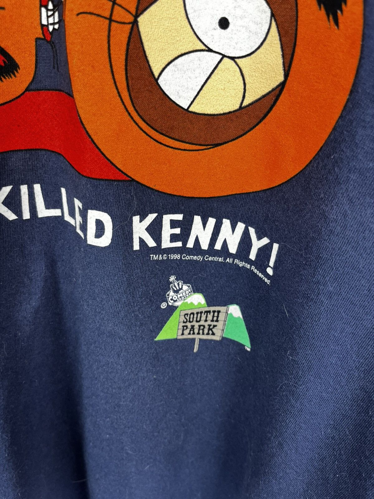 Vintage Vintage 1990s South Park T Shirt Oh My God They Killed Kenny Size US XL / EU 56 / 4 - 6 Thumbnail