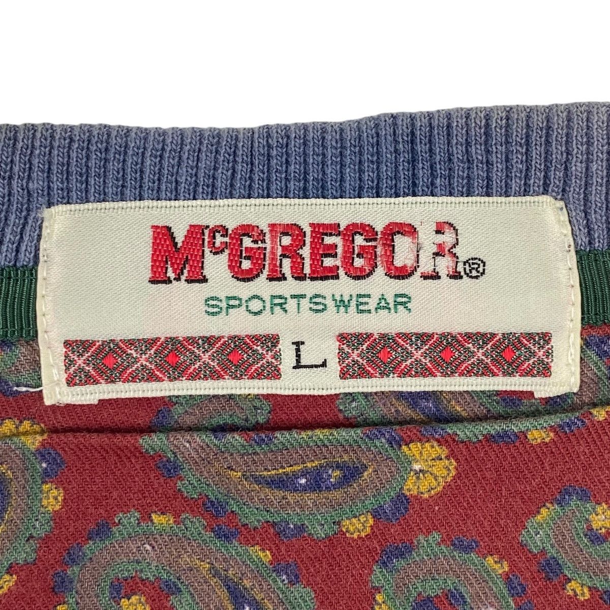 Vintage Vintage M Gregor Crewneck Sweatshirt Navy Blue Size L Size US L / EU 52-54 / 3 - 6 Thumbnail