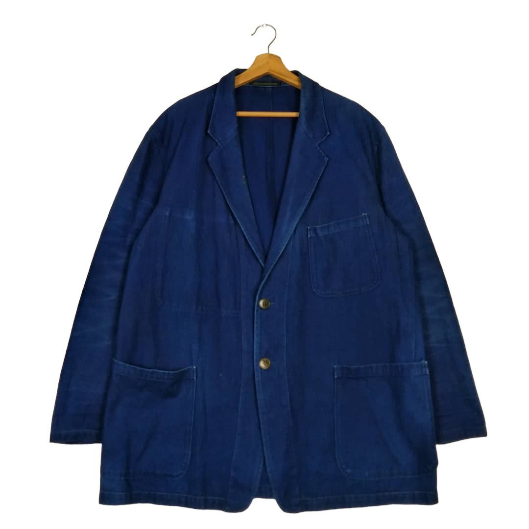 Yohji Yamamoto AUTUMN WINTER 1996 YOHJI YAMAMOTO POUR HOMME DENIM OVERSIZE Size US M / EU 48-50 / 2 - 1 Thumbnail