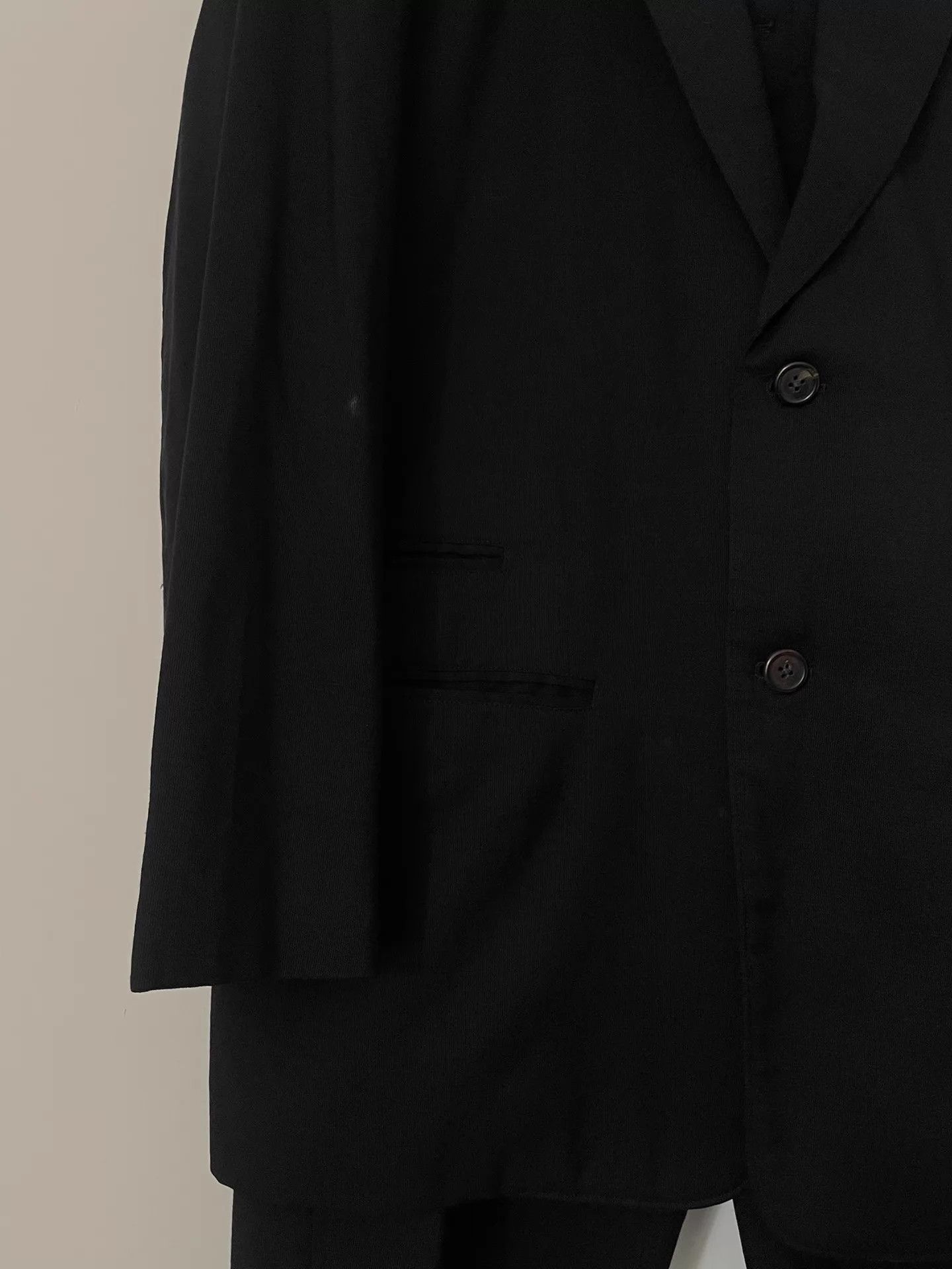 Yohji Yamamoto Yohji Yamamoto Vintage Black Suit Set M (CDG, Issey Miyake) Size US M / EU 48-50 / 2 - 3 Thumbnail