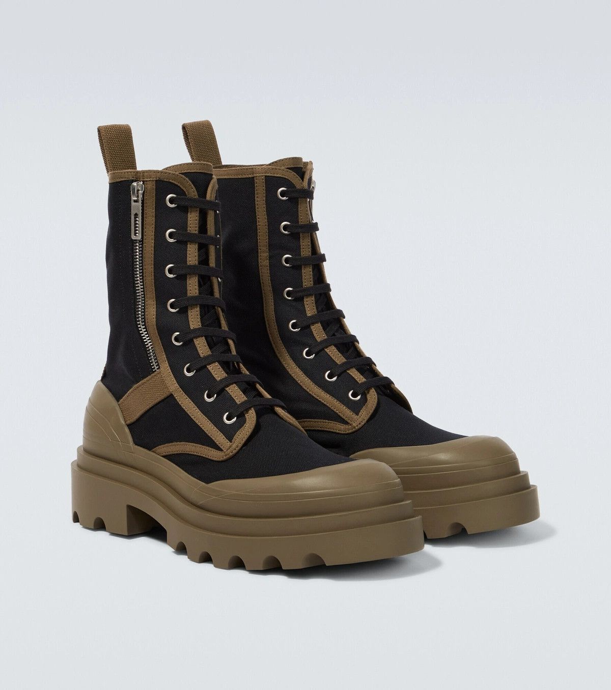 Bottega Veneta o1loc1c0824 730234 Lace-Up Boot in Black/Brown Size US 10 / EU 43 - 5 Thumbnail