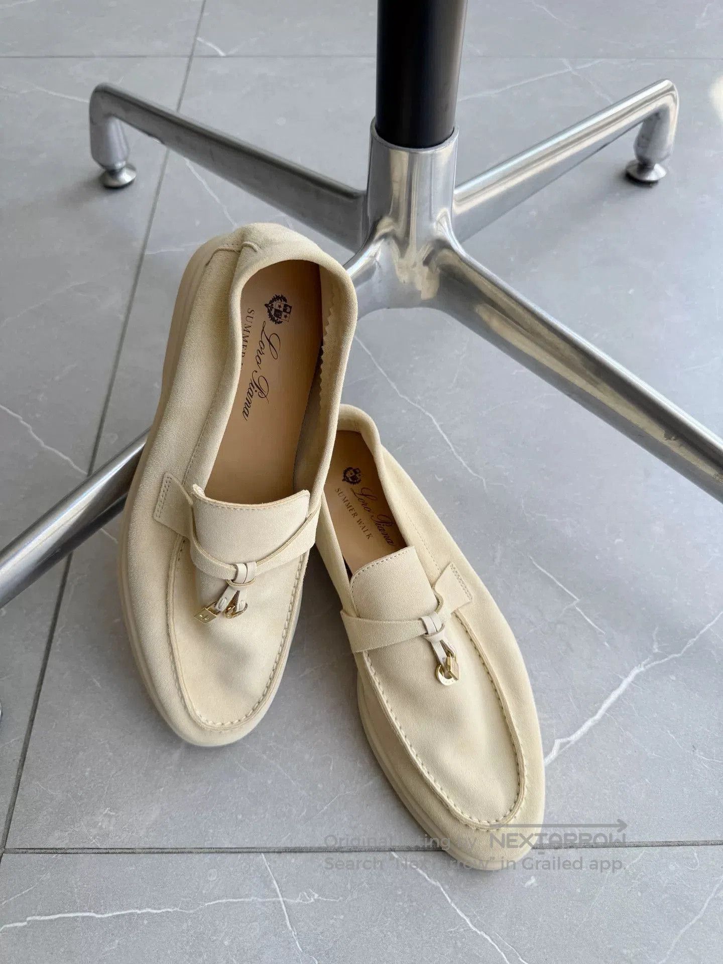 Loro Piana Summer Charms Walk Moccasin.
