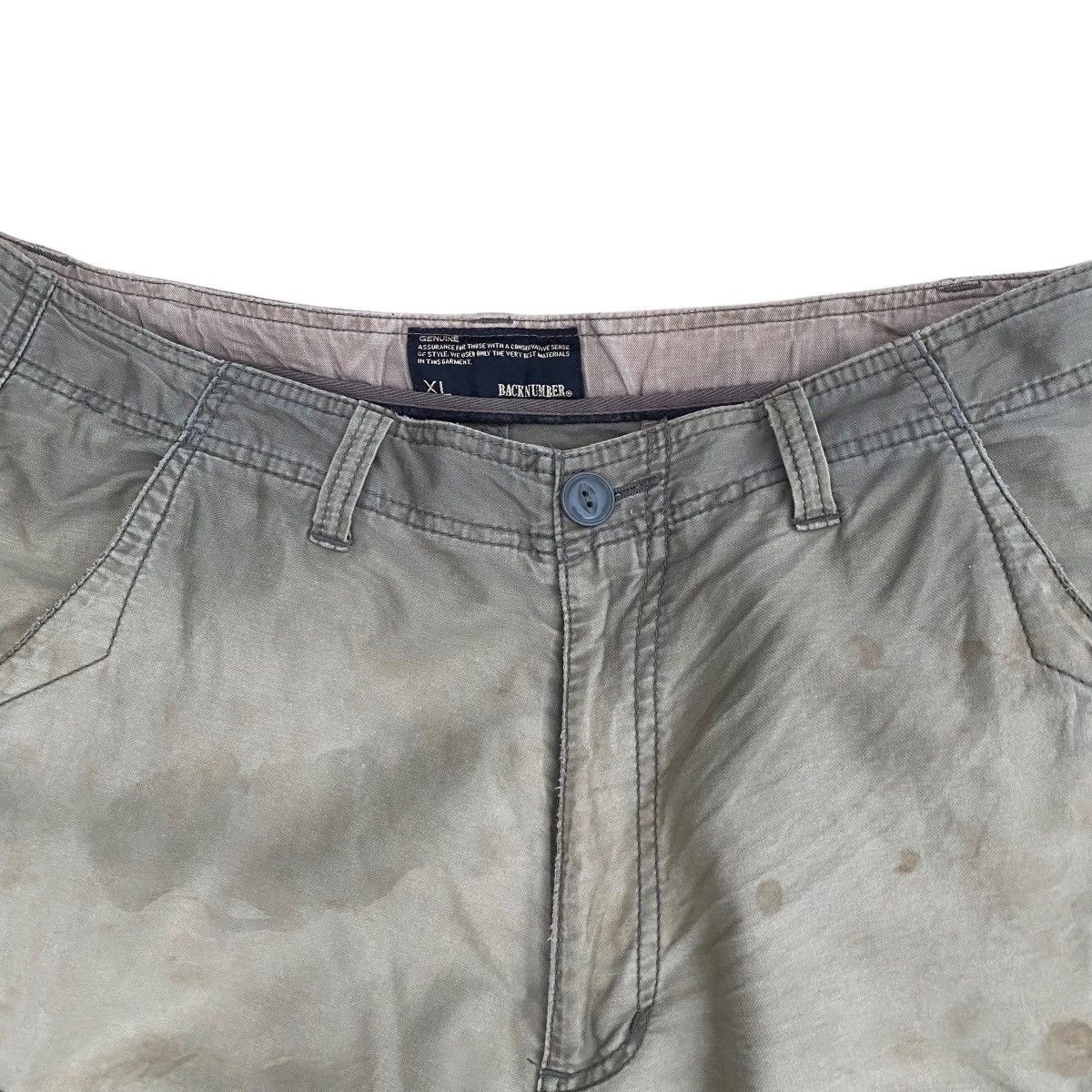 Designer × Japanese Brand Back Number Tactical Multipocket Cargo Pants Drawstrings Size US 36 / EU 52 - 6 Thumbnail