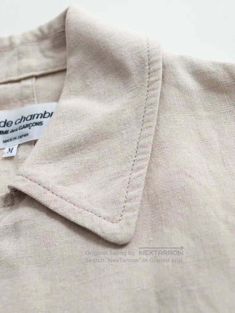 Comme des Garcons Comme Des Garcons Beige linen coat Size M / US 6-8 / IT 42-44 - 5 Thumbnail
