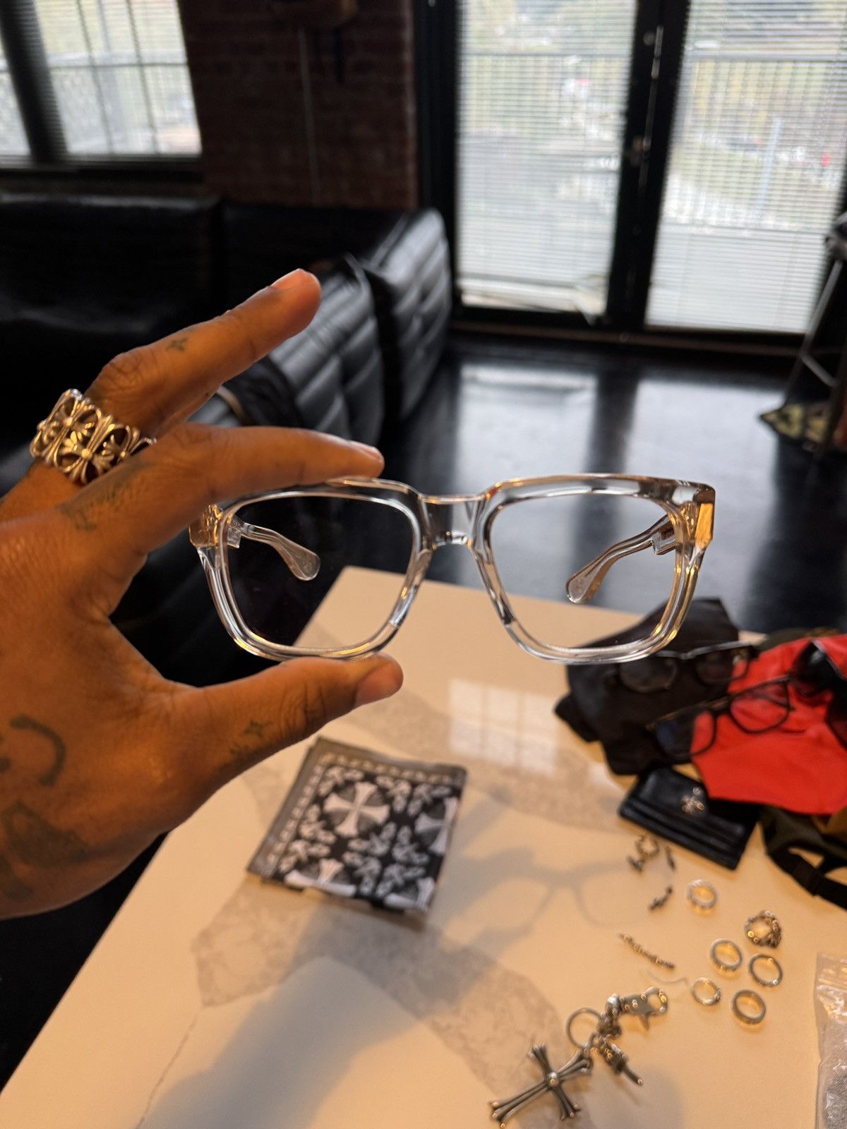 Chrome Hearts Chrome Hearts BOX-OFFICERS Frames Size ONE SIZE - 5 Thumbnail