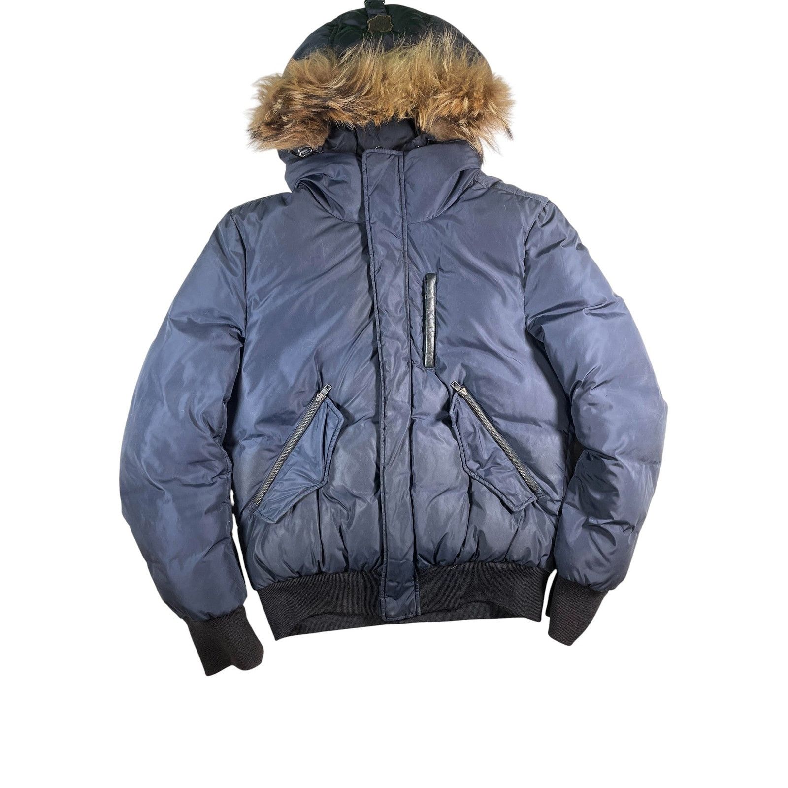 Mackage Mackage Fur Old Season Navy Jacket Size US XL / EU 56 / 4 - 1 Thumbnail