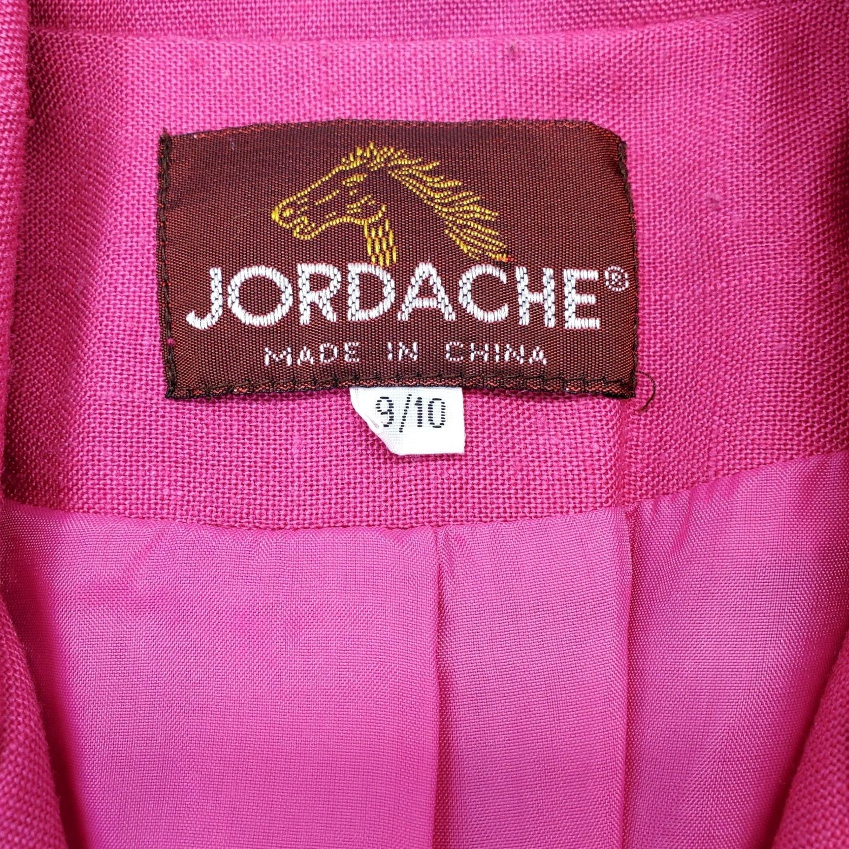 Jordache Jordache Blazer Jacket Womens Size 9 Pink Notch Lapel Single Breasted Formal Shirt/Hoodie Size M / US 6-8 / IT 42-44 - 6 Thumbnail