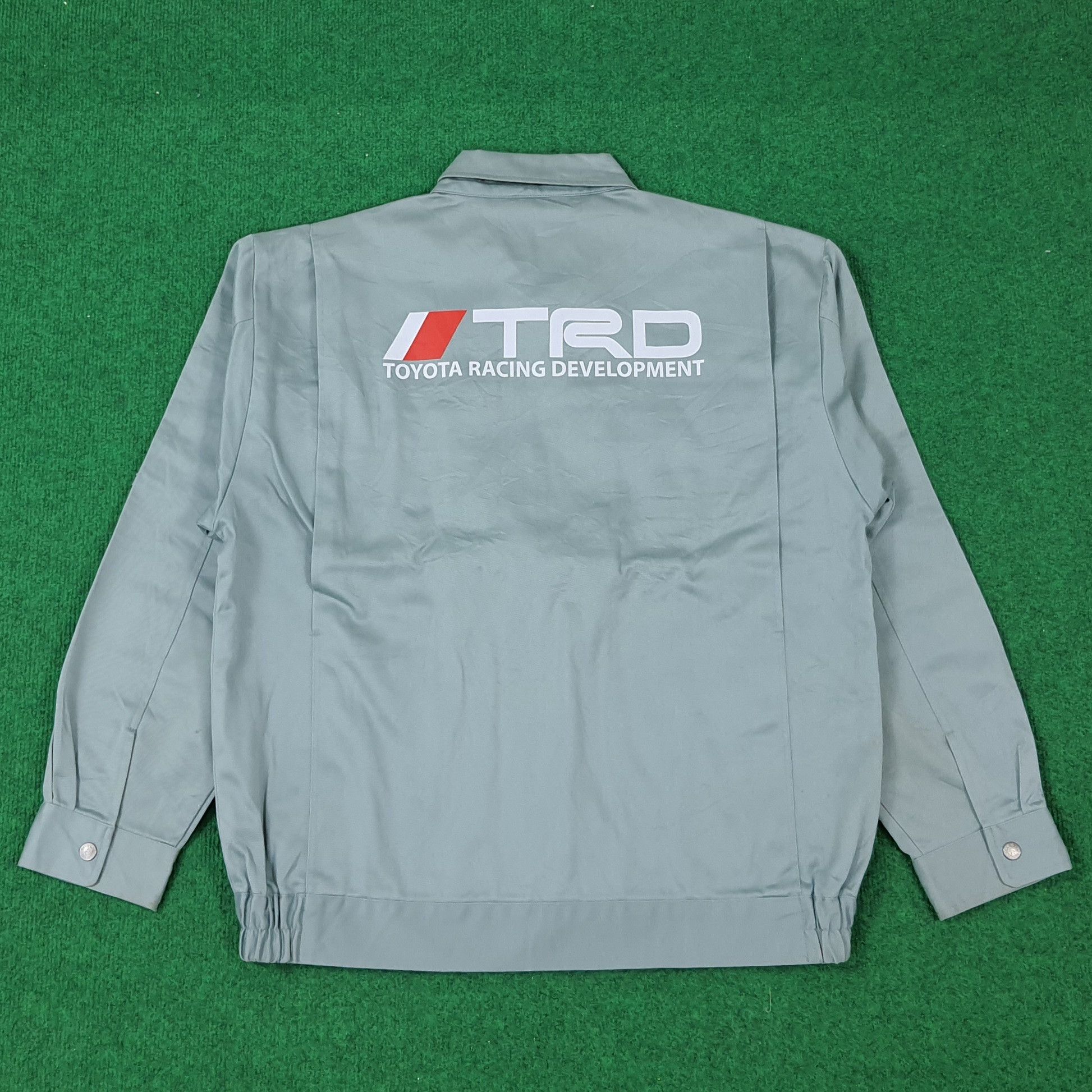 Japanese Brand × Vintage Vintage TRD Toyota Motor Sports Racing Staff Jacket Size US M / EU 48-50 / 2 - 1 Thumbnail