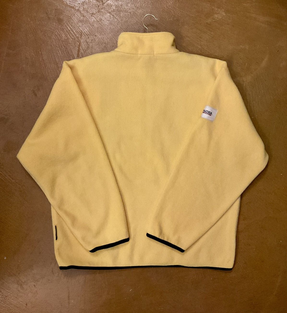 Nautica Nautica Yellow and Black Zip Up Sweater Size US XL / EU 56 / 4 - 2 Thumbnail