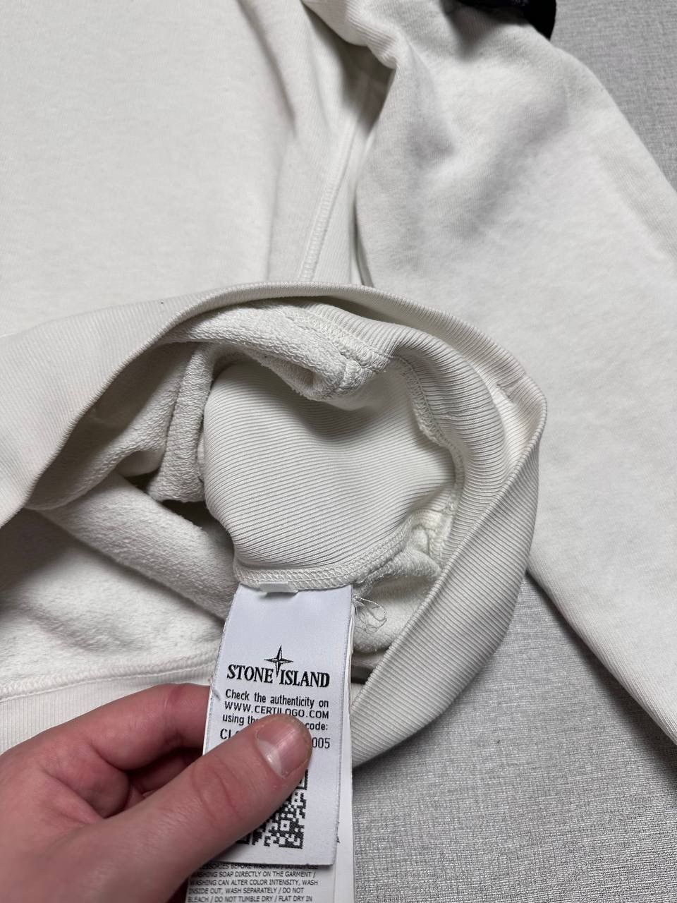Stone Island Stone Island Crew Neck Sweatshirt WHITE Size M Size US M / EU 48-50 / 2 - 10 Thumbnail