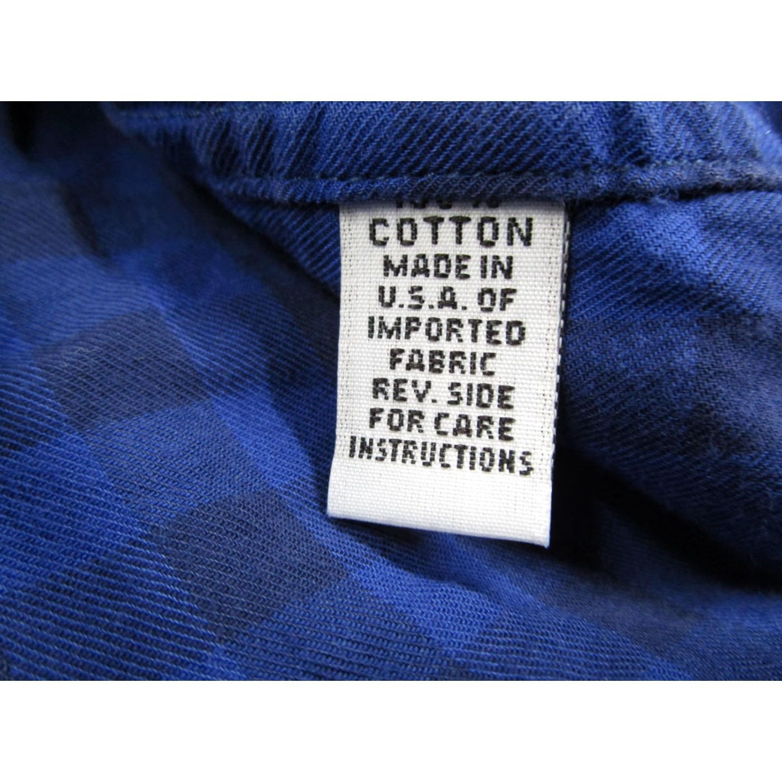 Vintage Unionmade Shirt Mens Medium Blue Check Flannel Button Up Long Sleeve Made USA Size US M / EU 48-50 / 2 - 6 Thumbnail