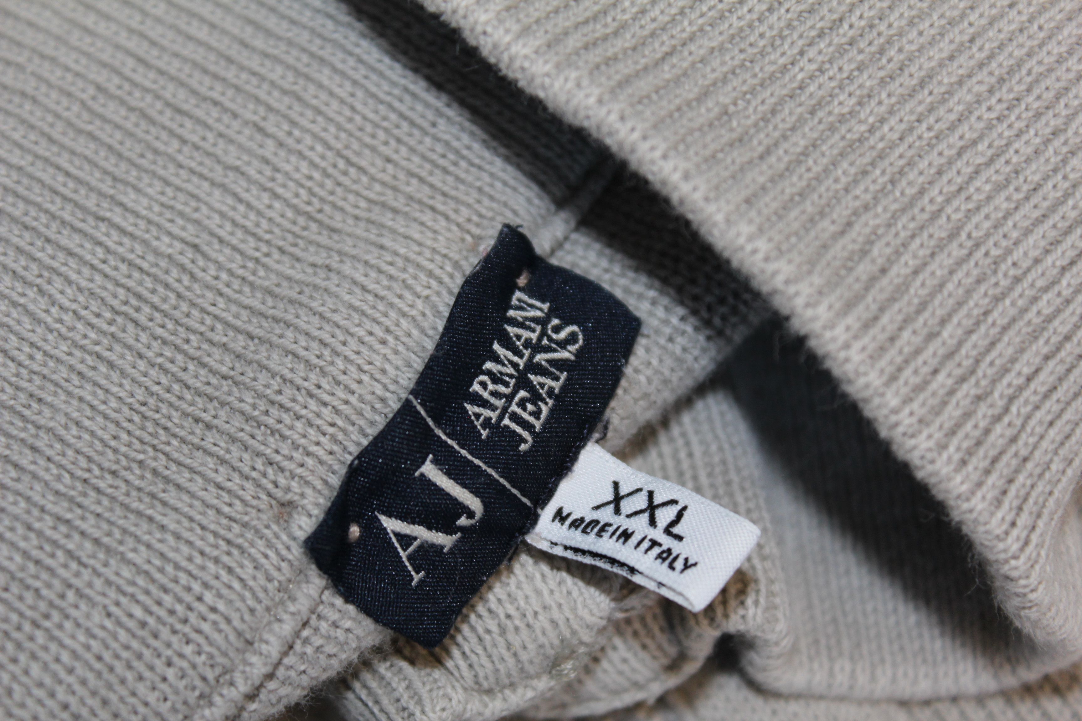 Armani Men's Armani Vintage Zip Cardigan Jumper Size 2XL Size US XXL / EU 58 / 5 - 6 Thumbnail