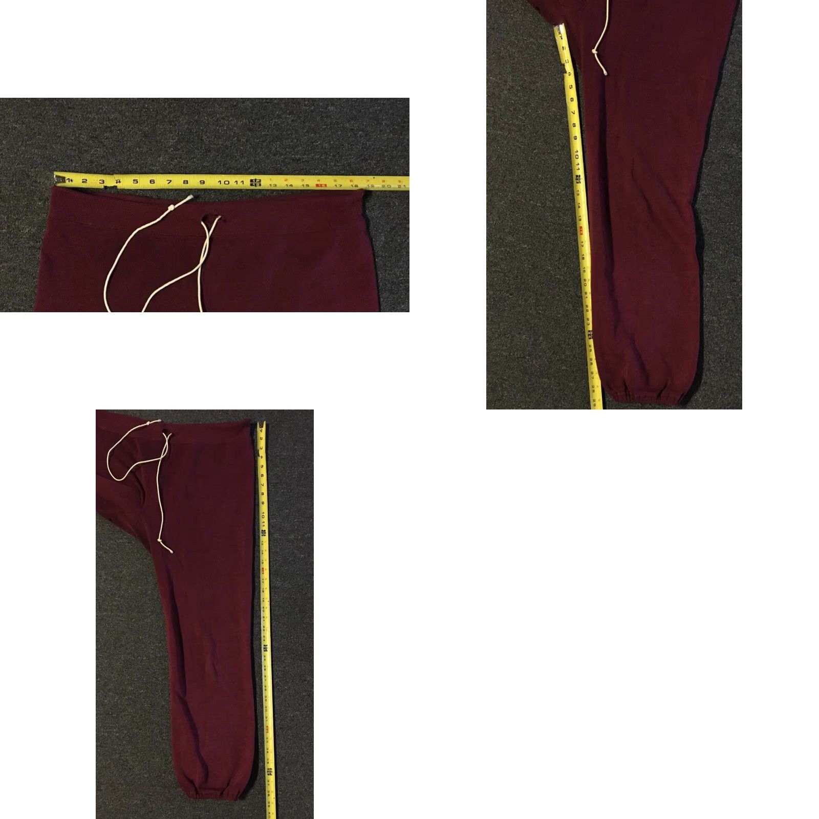 Thrasher VINTAGE Sweatpants XL Red USA Track Military 70s 80s 90s Grunge PFU Punk Distressed Gusset Thrashed Bands: PE Fitness Sports Activewear Mens Pants Size US 36 / EU 52 - 9 Thumbnail