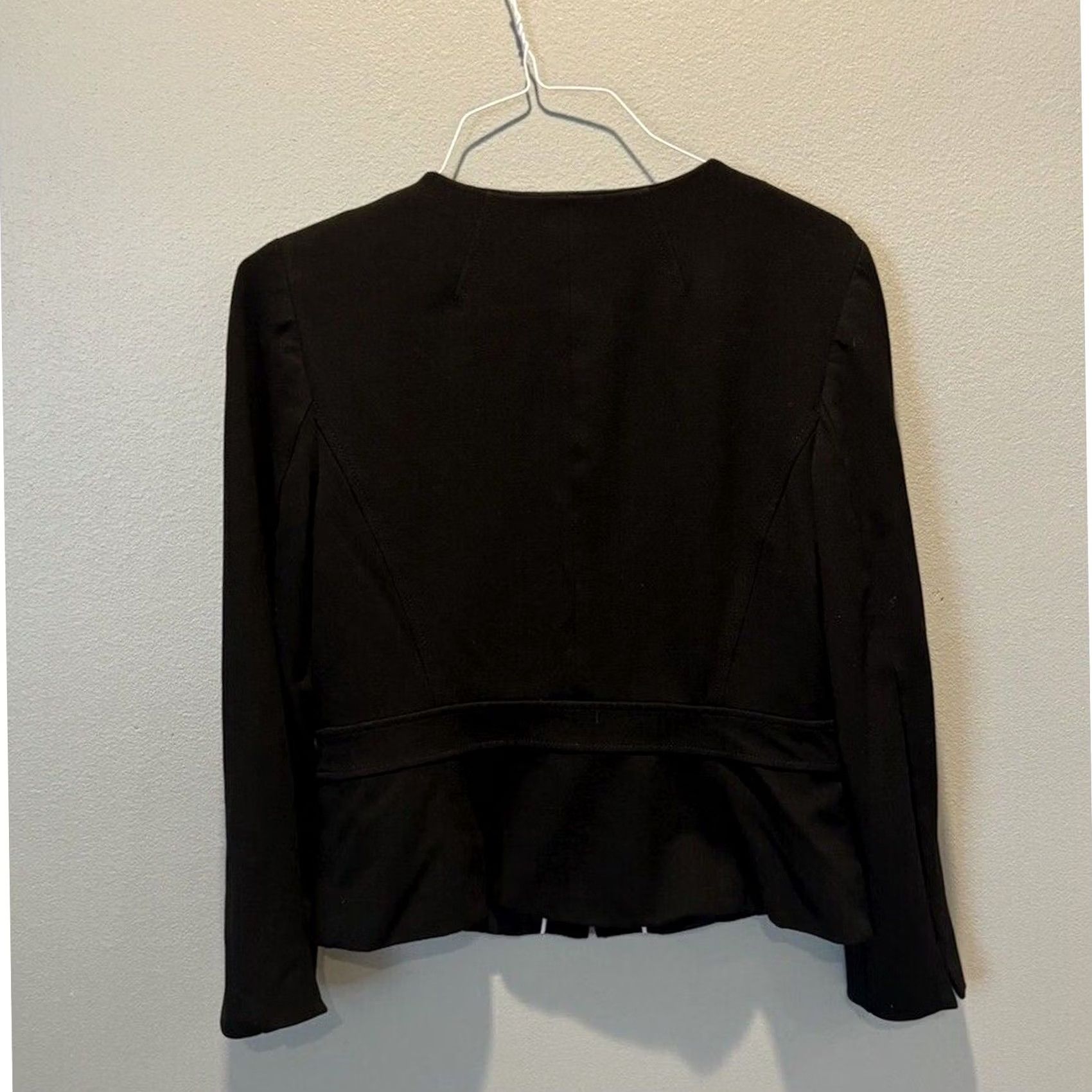 Talbots Talbots Black Knit Jacket Full Zip Italy Size 10 Women’s Size L / US 10 / IT 46 - 2 Thumbnail