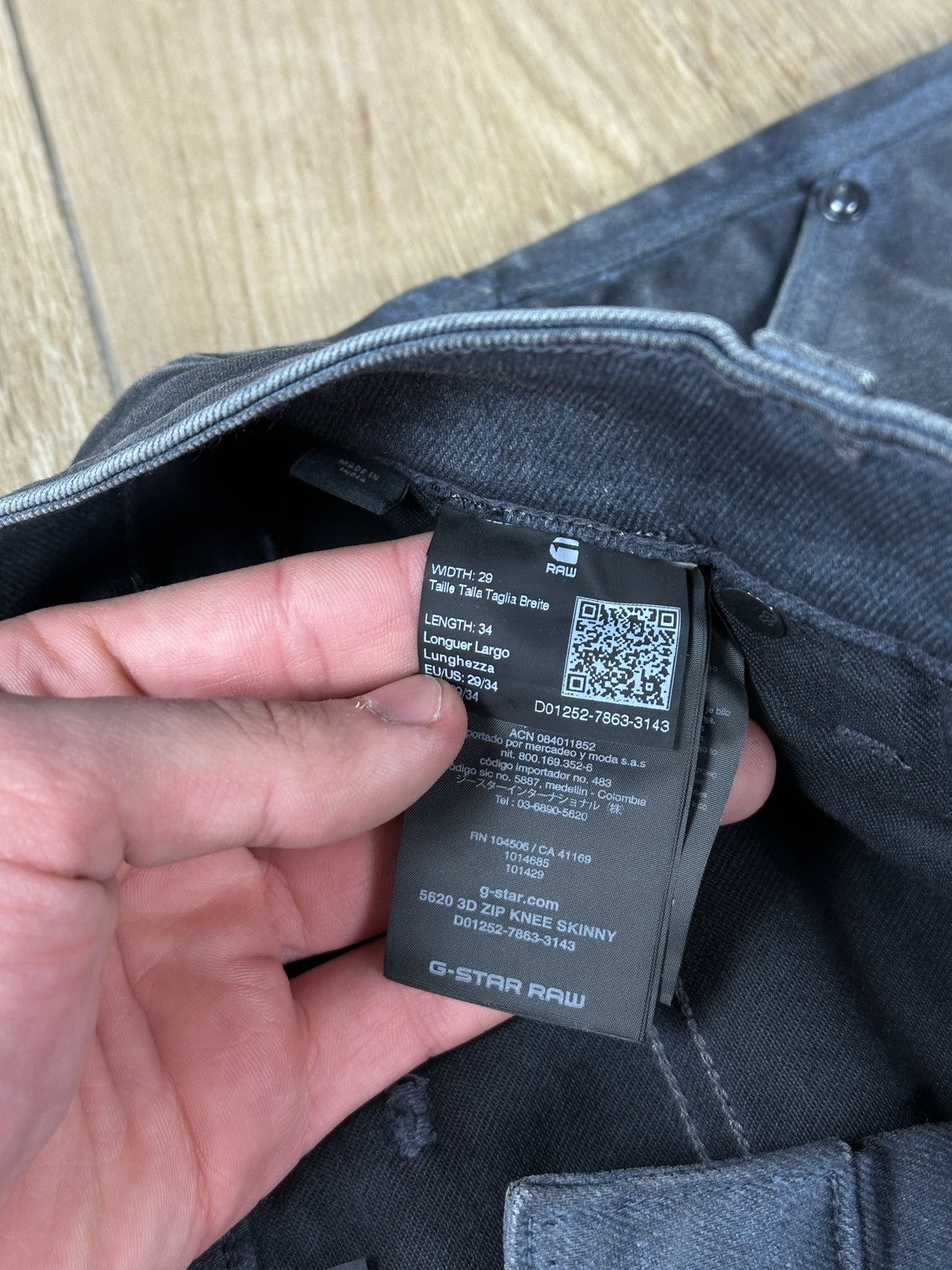 G-Star NEW🏷️ G-Star Raw 5620 3D Zip Knee Skinny Jeans Pants Size US 39 - 7 Thumbnail