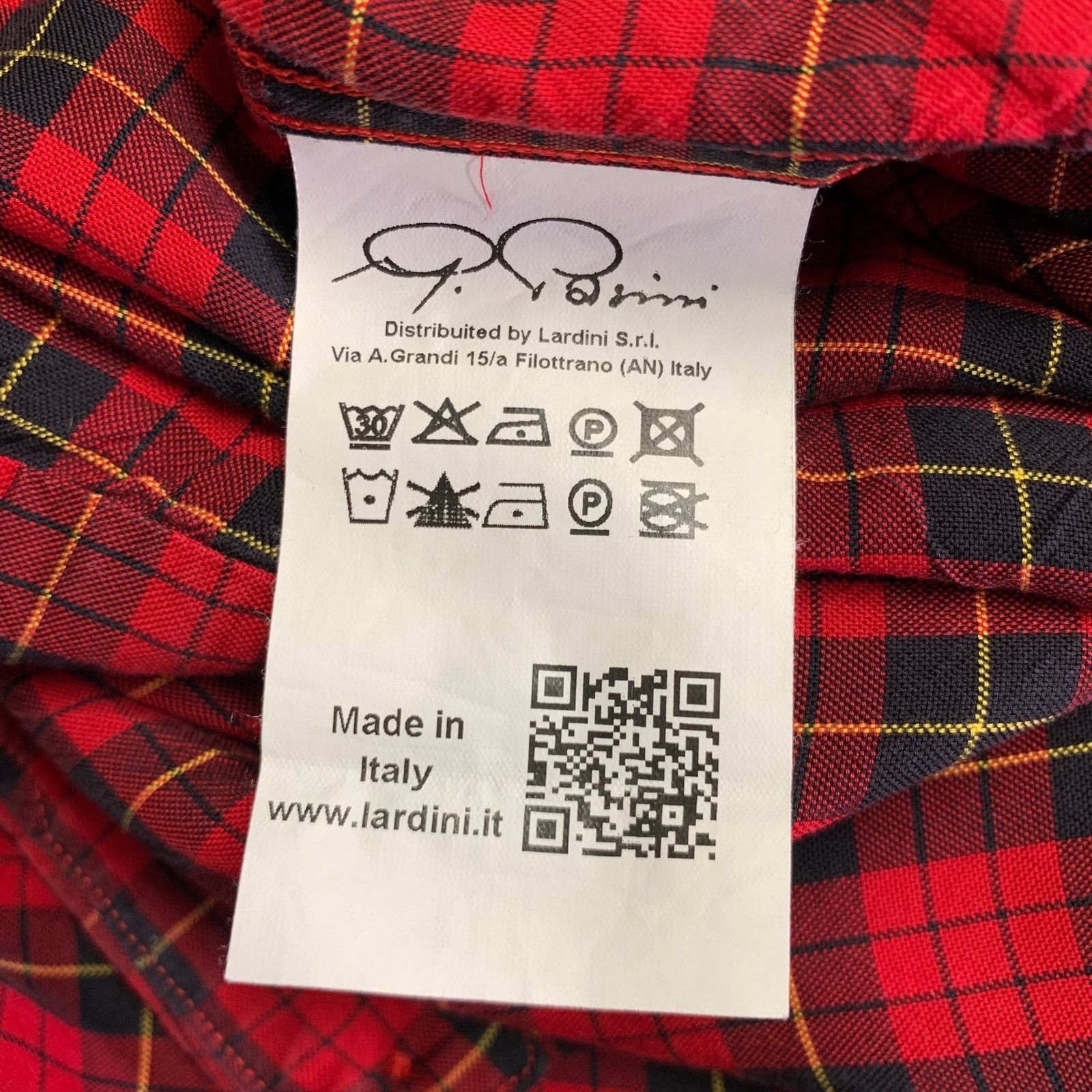 Other Size M Red Black Plaid Lyocell Button Up Long Sleeve Shirt Size US M / EU 48-50 / 2 - 5 Thumbnail