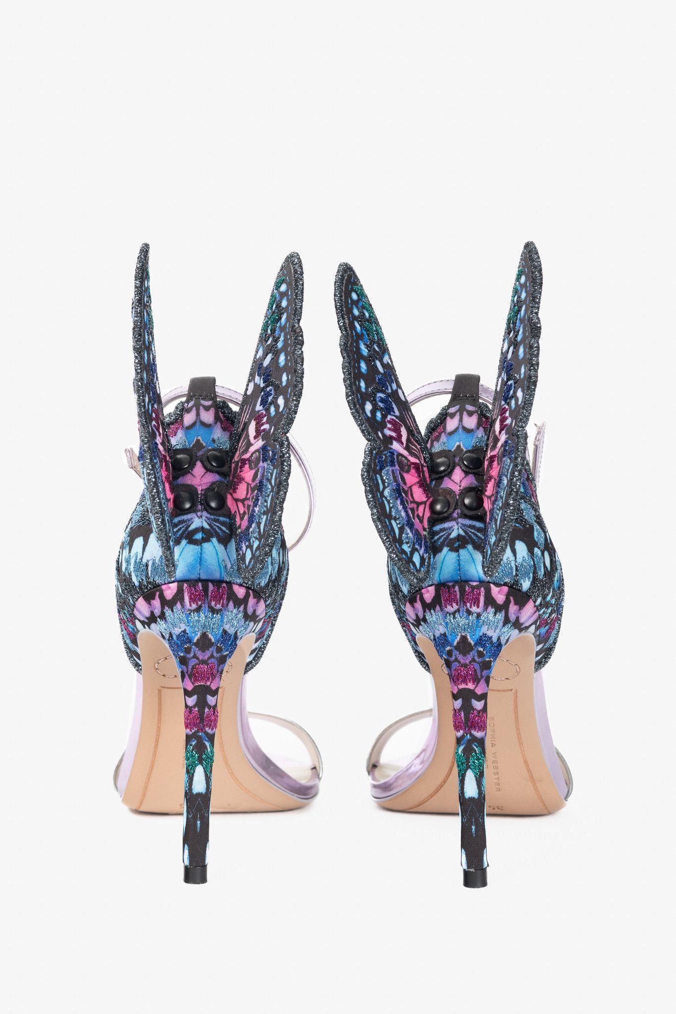 Sophia Webster Sophia Webster Chiara Embroidery Butterfly Sandals Size US 4.5 / IT 34.5 - 3 Thumbnail