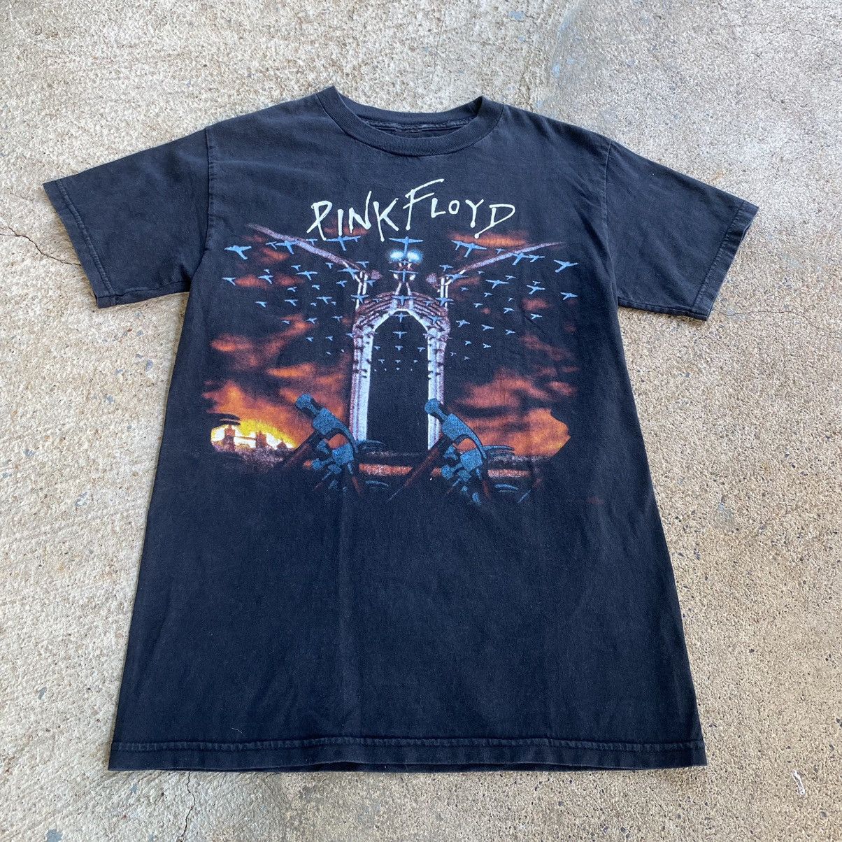 Band Tees × Vintage Vintage Y2K Pink Floyd Faded Shirt Size US S / EU 44-46 / 1 - 2 Thumbnail