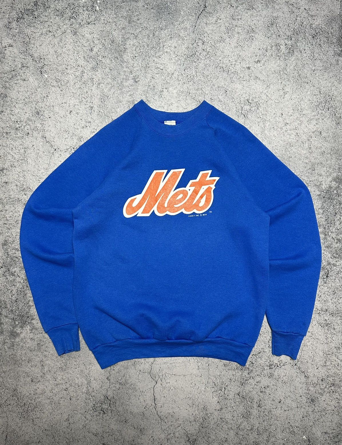Logo 7 Vintage 90s Logo 7 New York Mets Sweatshirt Size US M / EU 48-50 / 2 - 1 Thumbnail