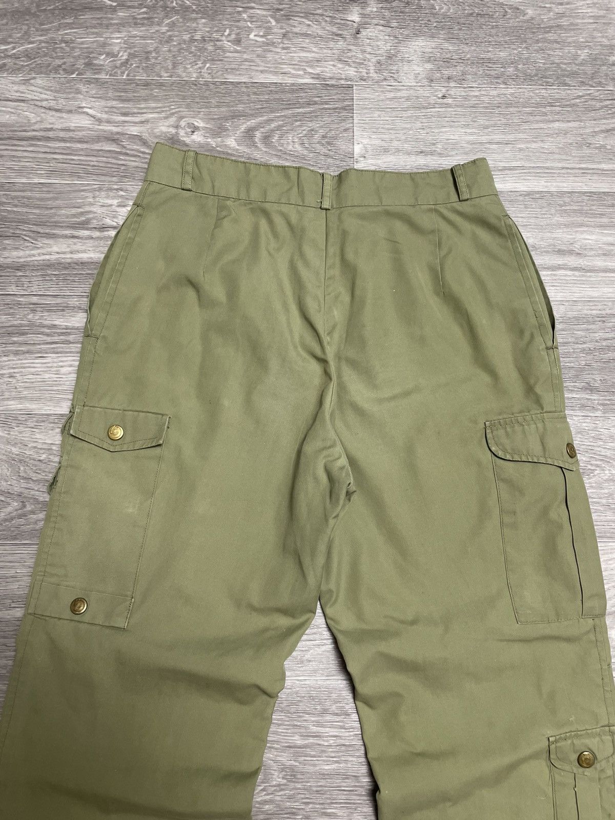 Fjallraven Vintage Fjallraven Khaki Cargo Pants Outdoor 90s Size US 29 - 18 Thumbnail
