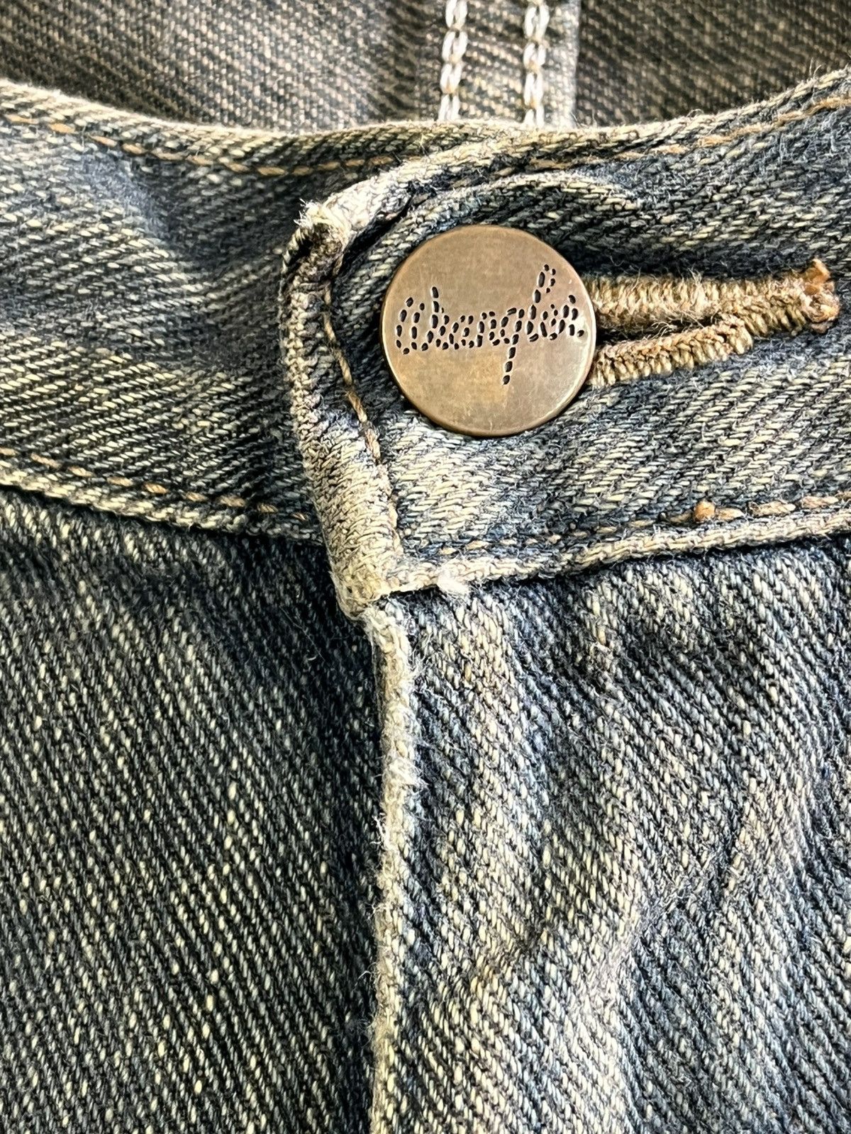 Japanese Brand × Wrangler Vintage Wrangler Mudwash Sanforized Denim Size US 33 - 8 Thumbnail
