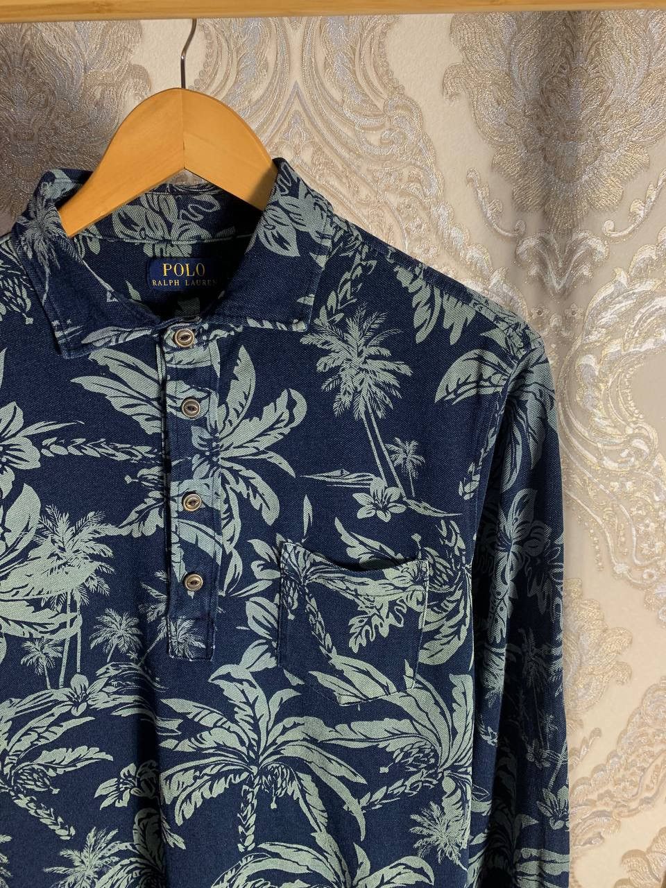 Polo Ralph Lauren VERY RARE POLO RALPH LAUREN FLOWERS DESIGNER RUGBY Y2K 90s Size US L / EU 52-54 / 3 - 3 Thumbnail