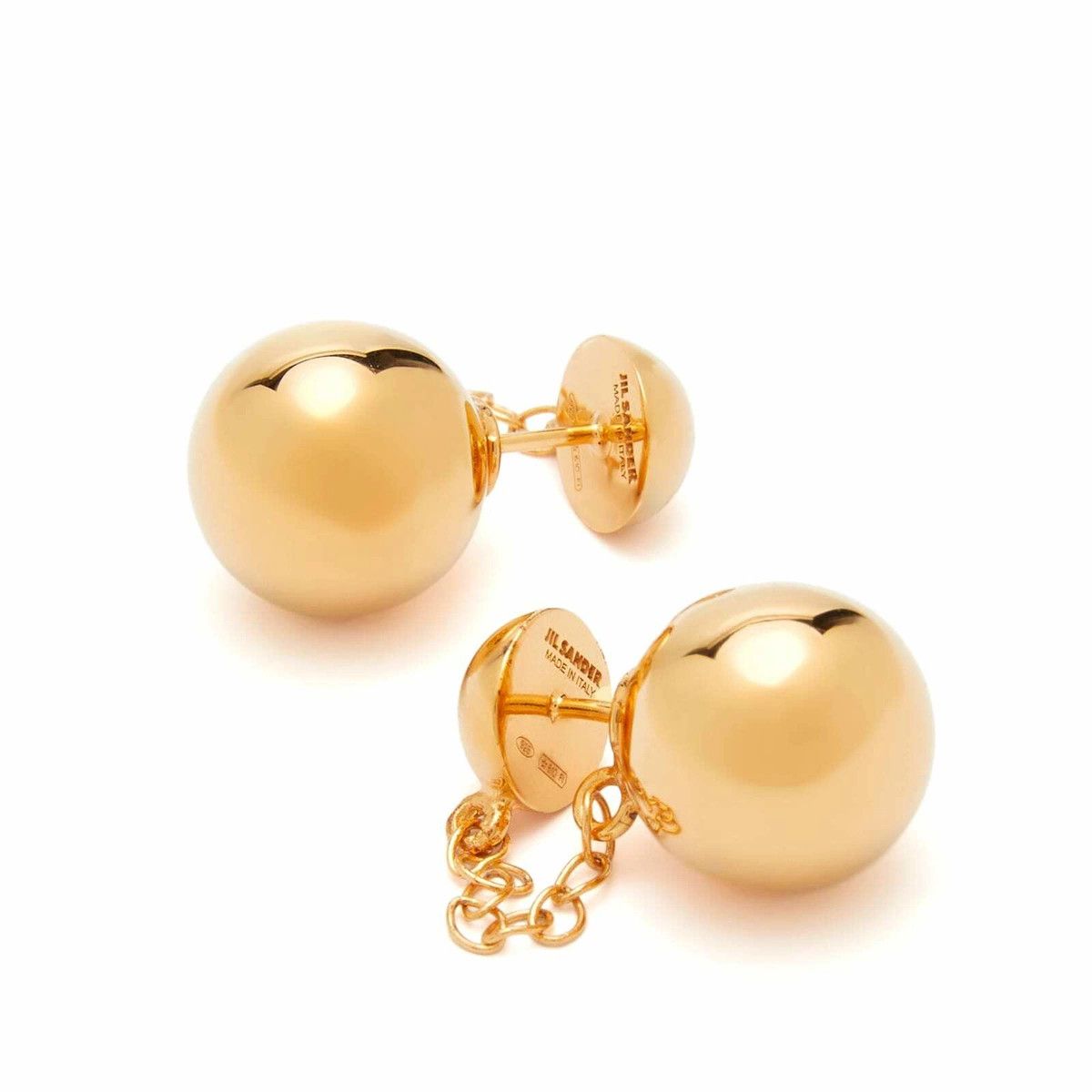Jil Sander o1loc1c0426 Size:OS/Earrings in Golden Size ONE SIZE - 2 Thumbnail