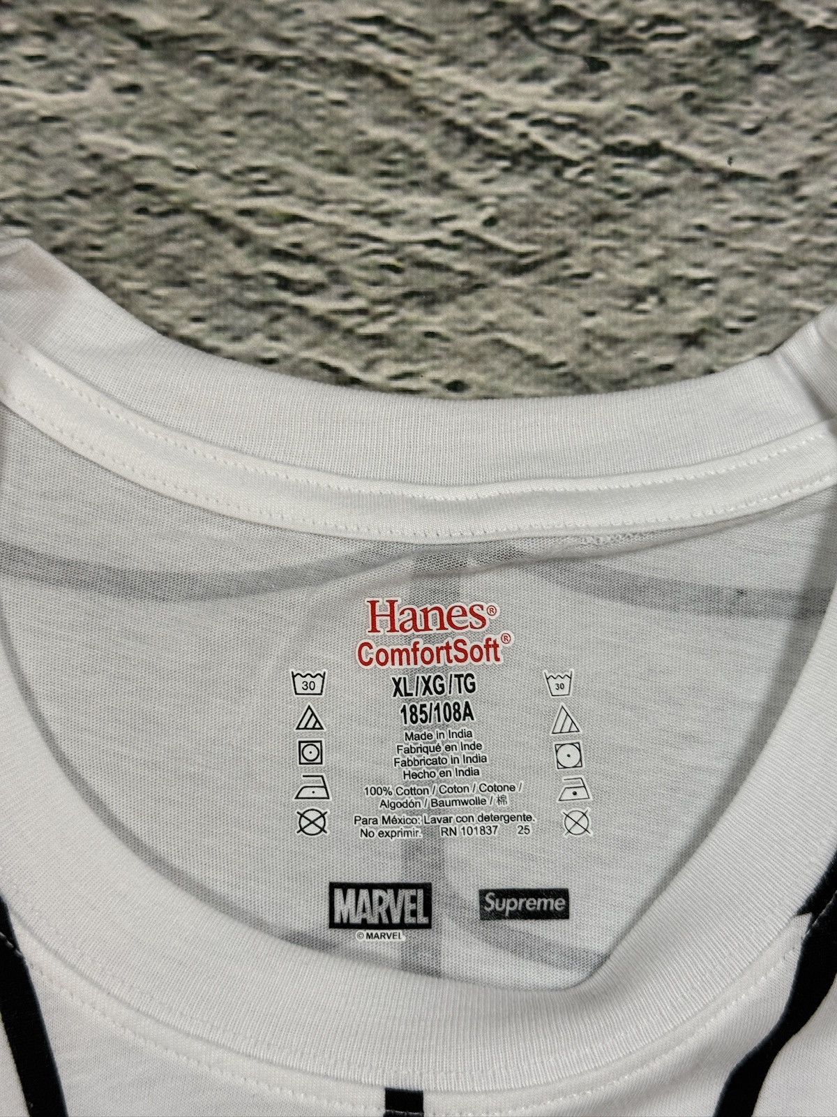 Supreme Supreme Hanes Spider-Man T-shirt Web white Marvel Size US XL / EU 56 / 4 - 2 Thumbnail