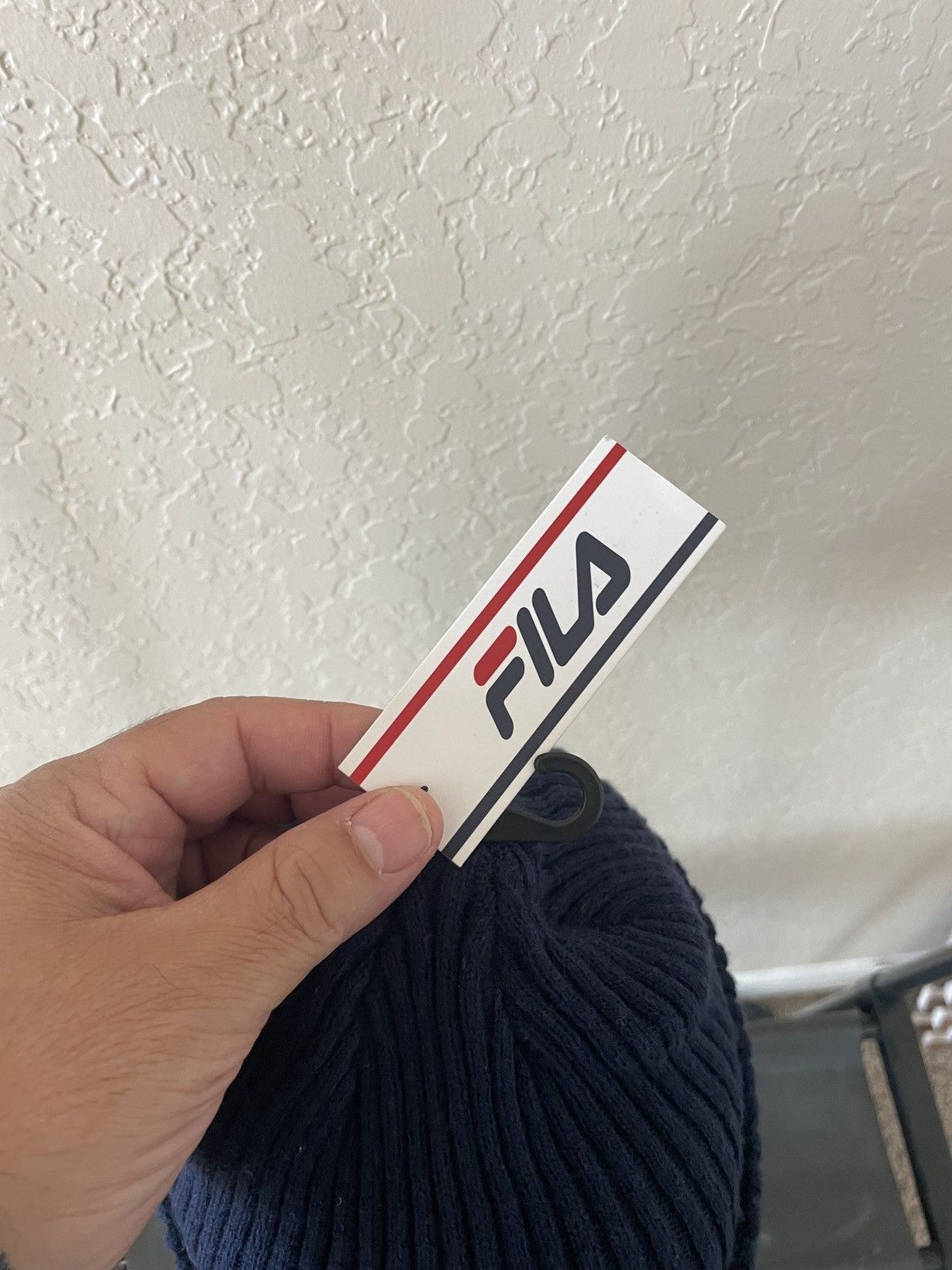 Fila Peacoat Ribbed Beanie Nwt 20.00 Size ONE SIZE - 3 Thumbnail