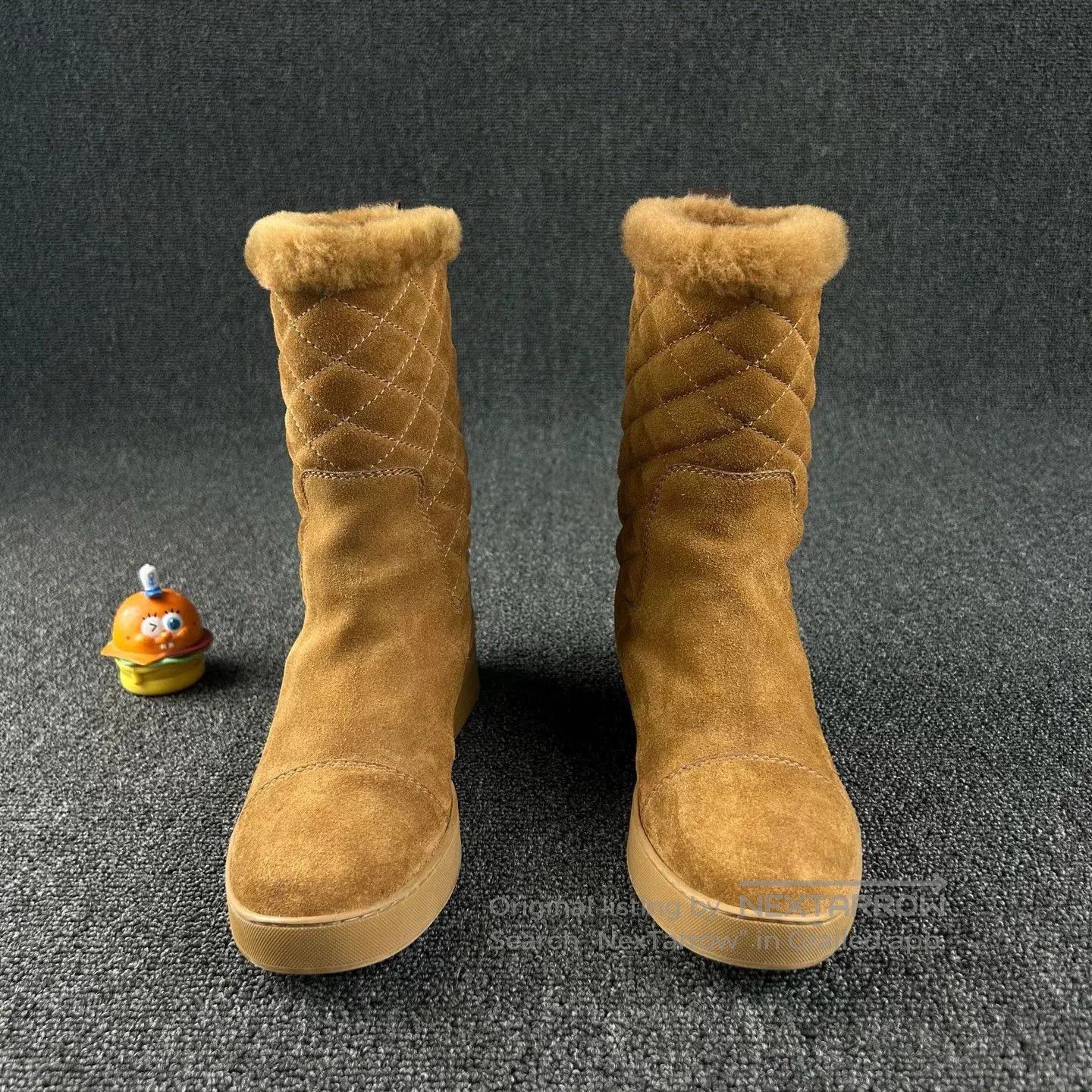 Louis Vuitton Louis Vuitton Suede Winter Boots for Women. Size US 6 / IT 36 - 2 Thumbnail