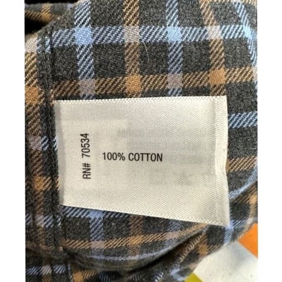 Orvis VINTAGE Orvis Shirt Mens XL Blue Multi Tattersall Check Flannel Button-Down Pocket Size US XL / EU 56 / 4 - 6 Thumbnail