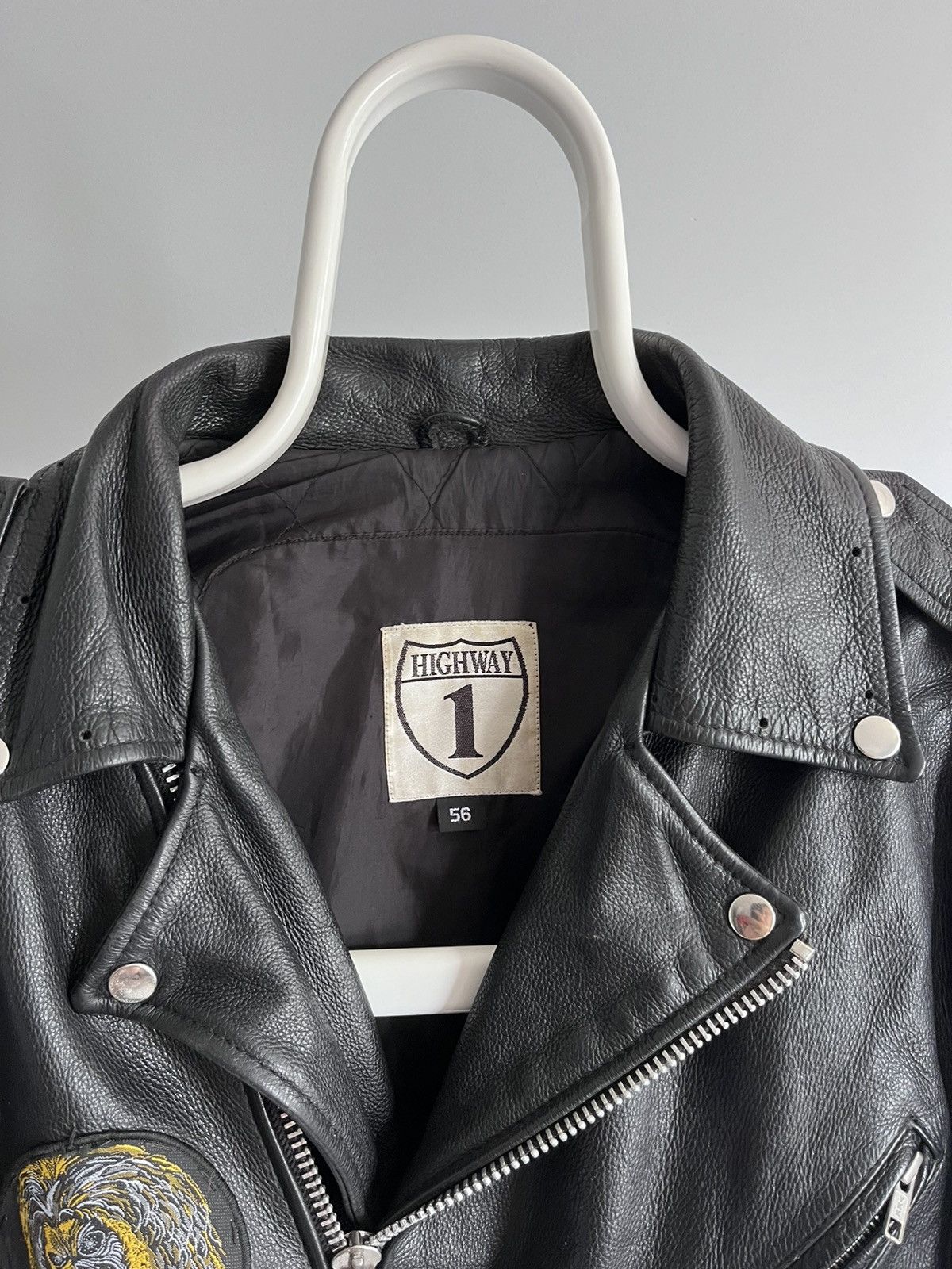 Iron Maiden × Vintage Highway leather Moto jacket Size US L / EU 52-54 / 3 - 4 Thumbnail
