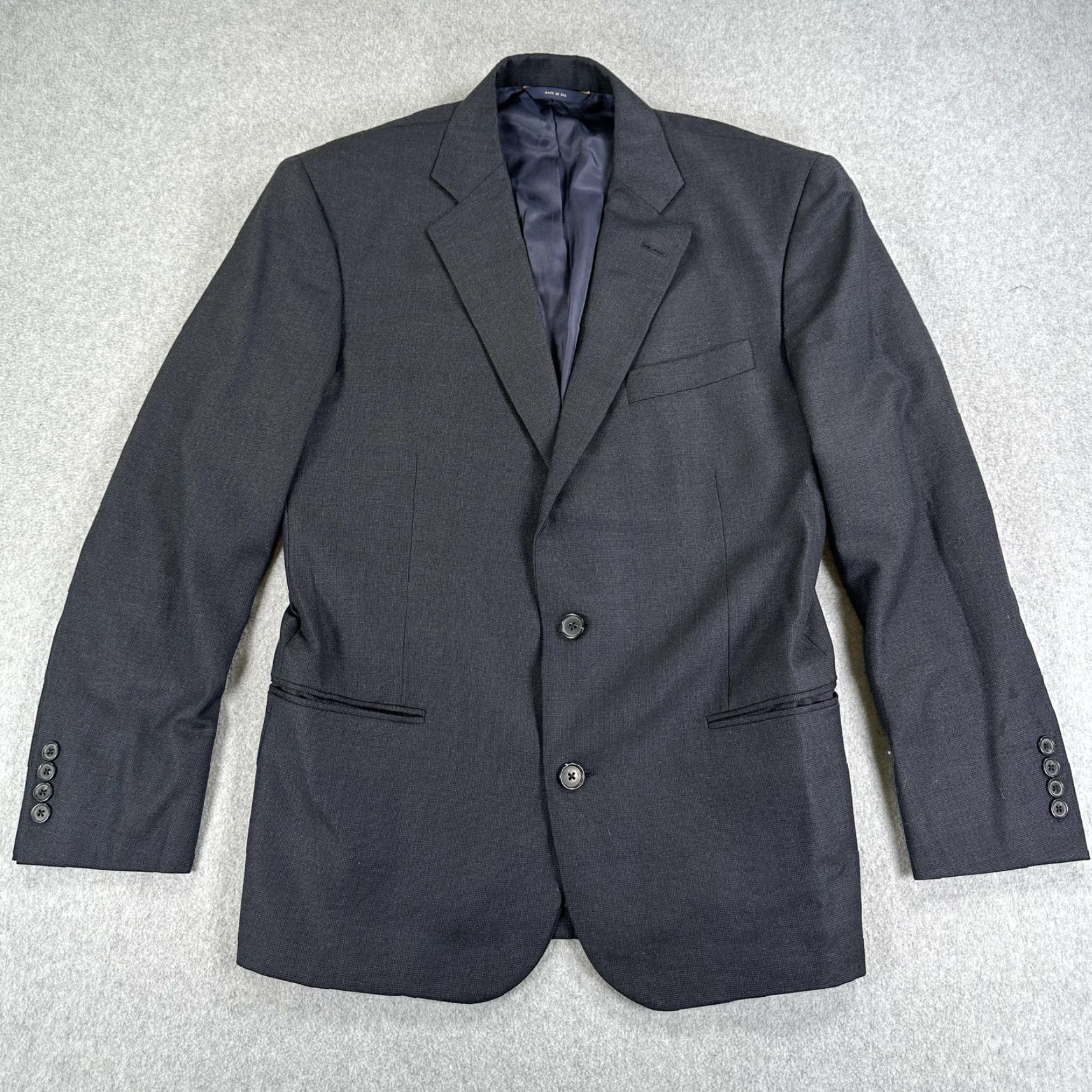 Brooks Brothers Brooks Brothers 1818 Madison Suit Blazer Pants Mens 52 34W Blue Wool 2 Piece USA Size 52R - 3 Thumbnail