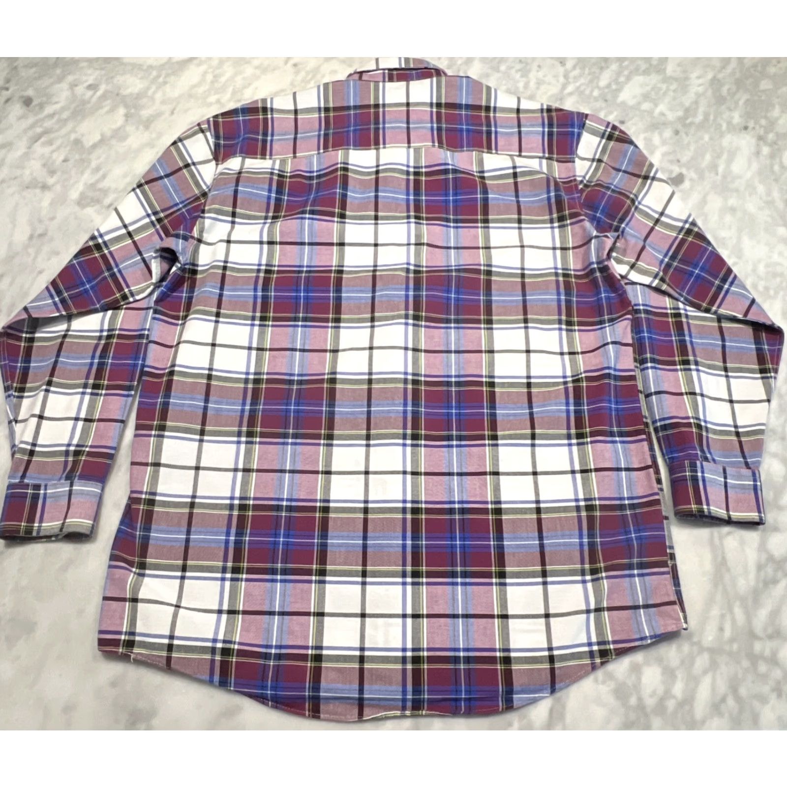 Wrangler Wrangler TwentyX Shirt Mens XL Multicolor Western Plaid Ranch Rodeo-Great Colors Size US XL / EU 56 / 4 - 3 Thumbnail